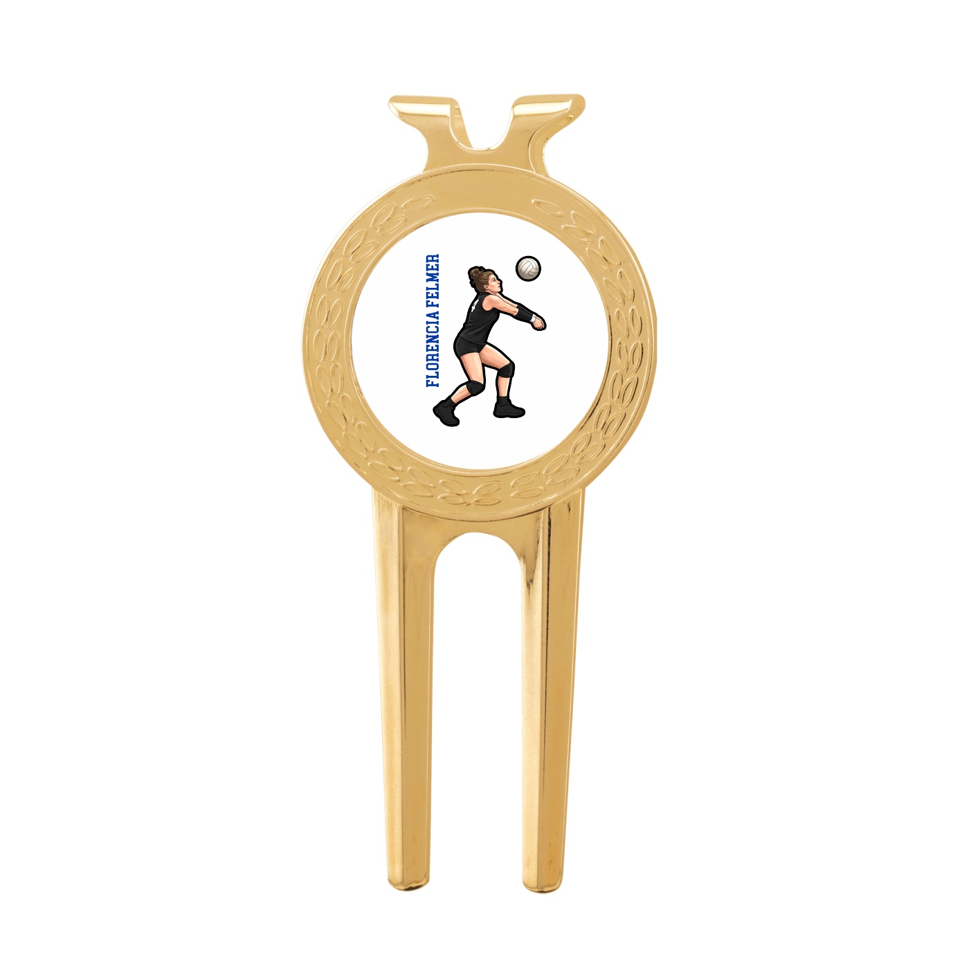 Divot Tool with Ball Marker — Name Vertical in Classic