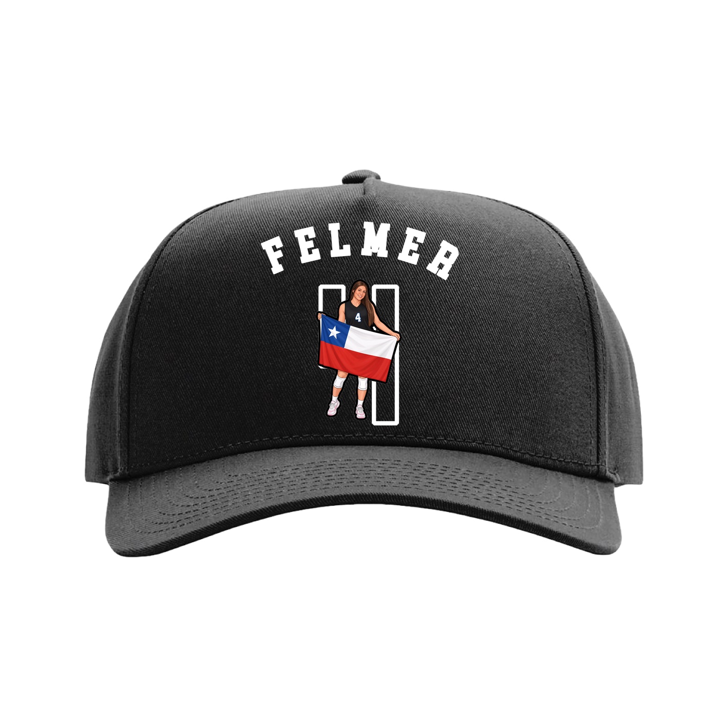 Full Fabric Five-Panel Champ Cap