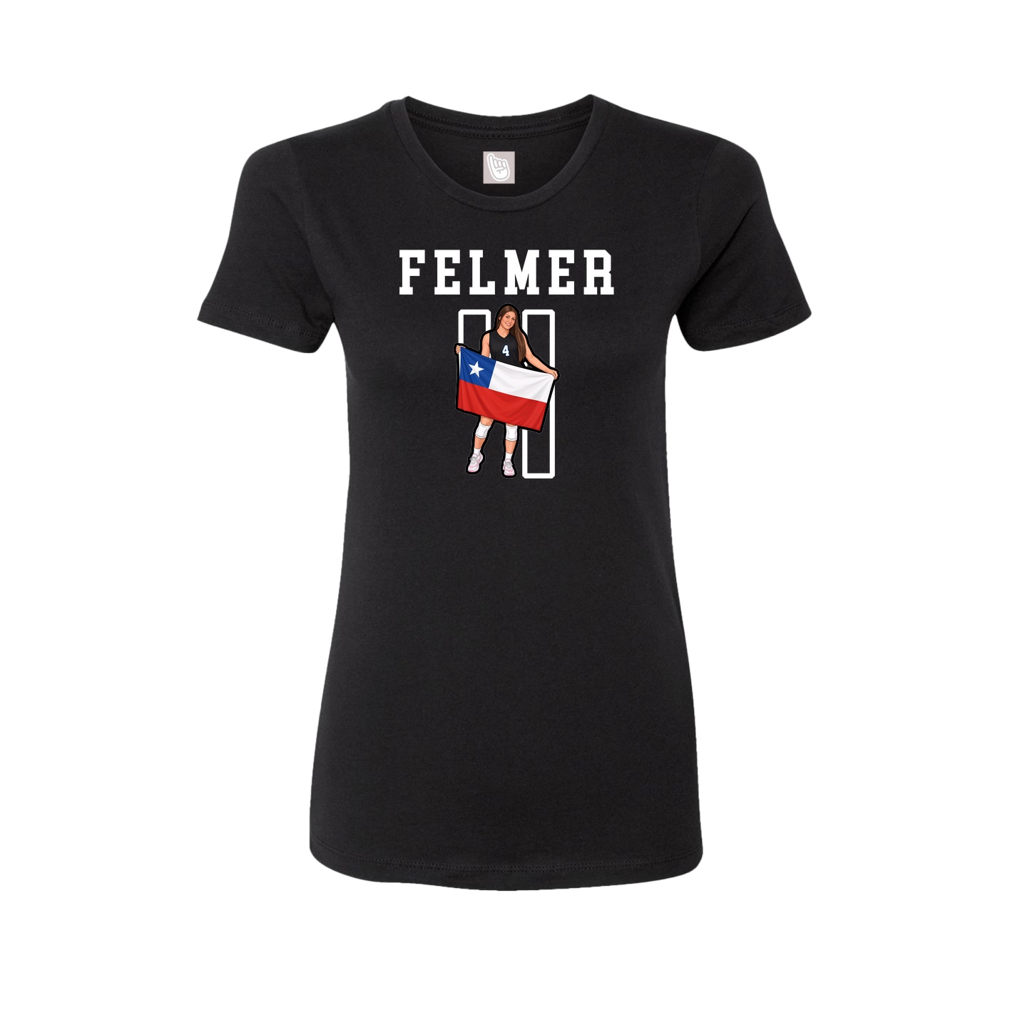 Fitted Women's Tee — Shirsey in Black