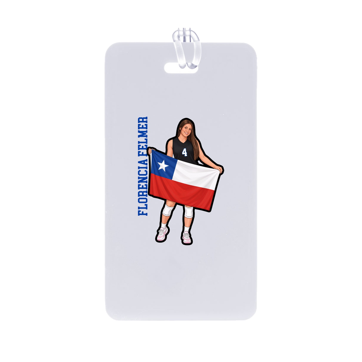 Bag Tag — Name Vertical in Classic