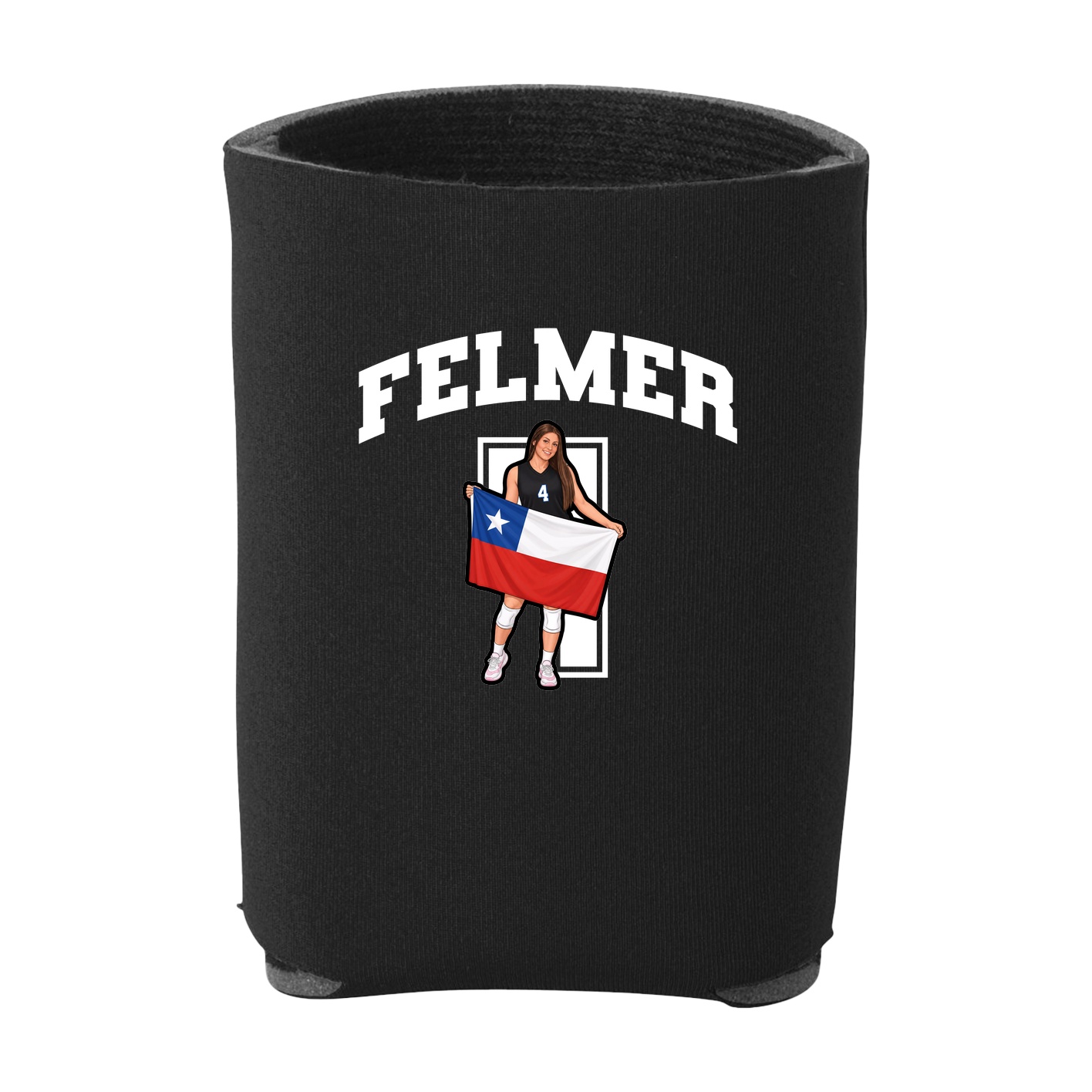 Can Holder — Number in Black