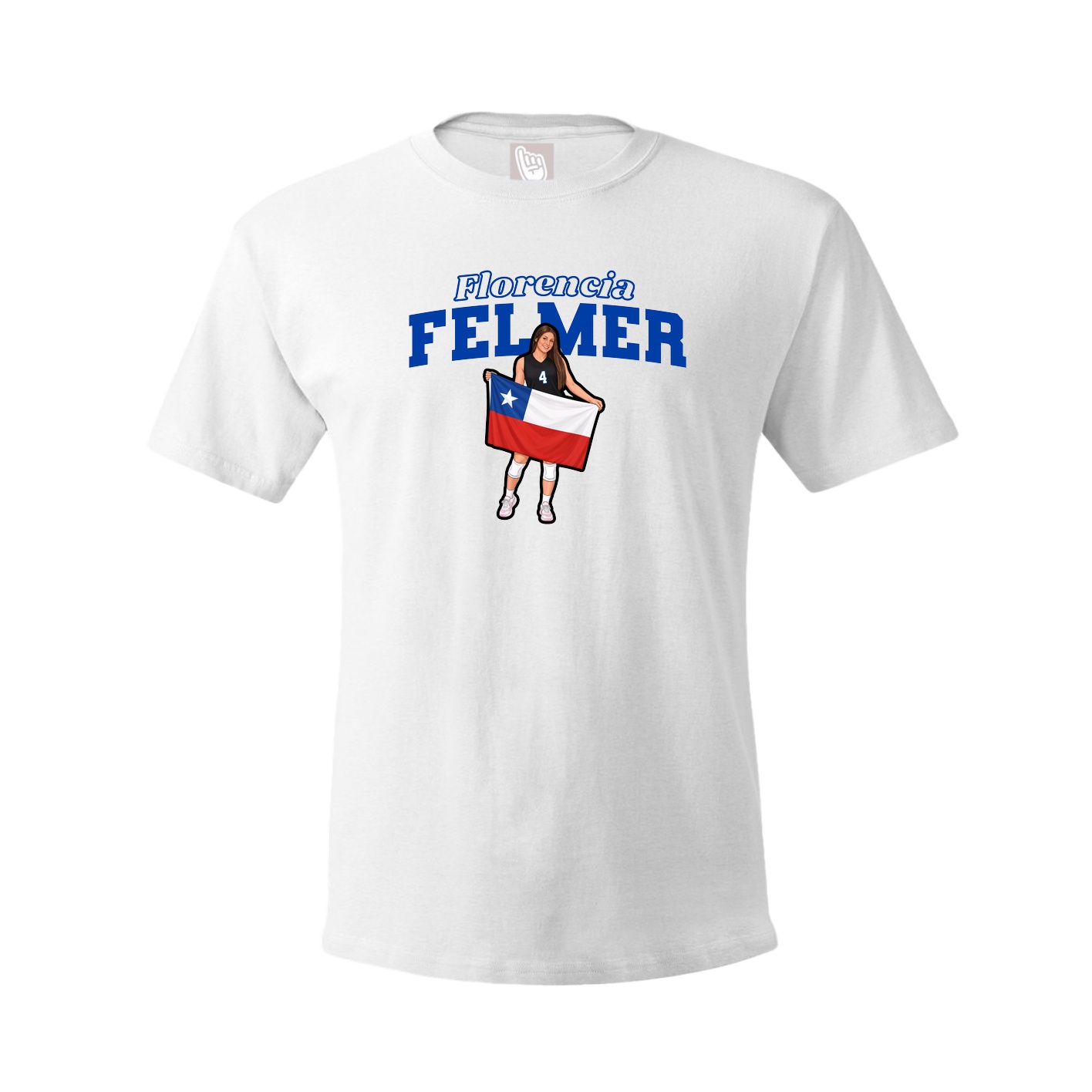 Tee — Name Arch in White