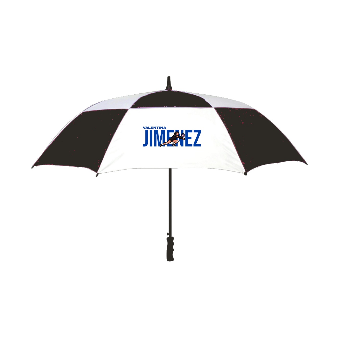 Golf Umbrella — Player Name in Black