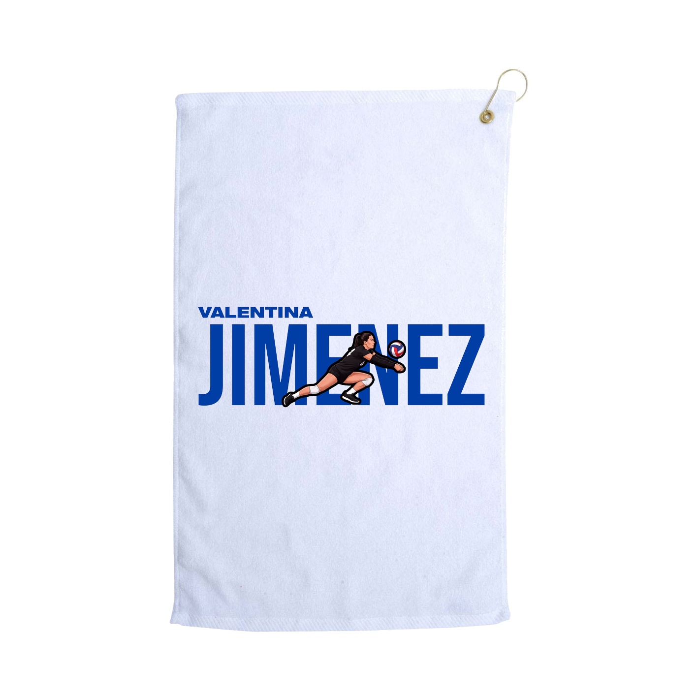 Golf Towel — Player Name in White