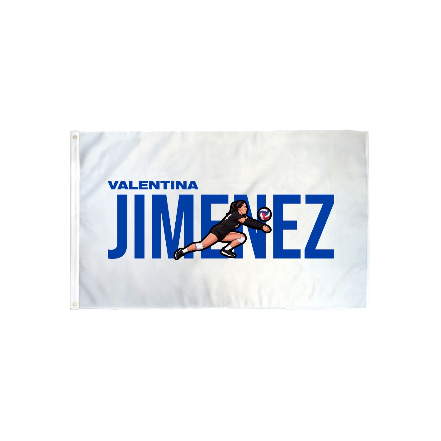 3x5 Flag — Player Name in Classic