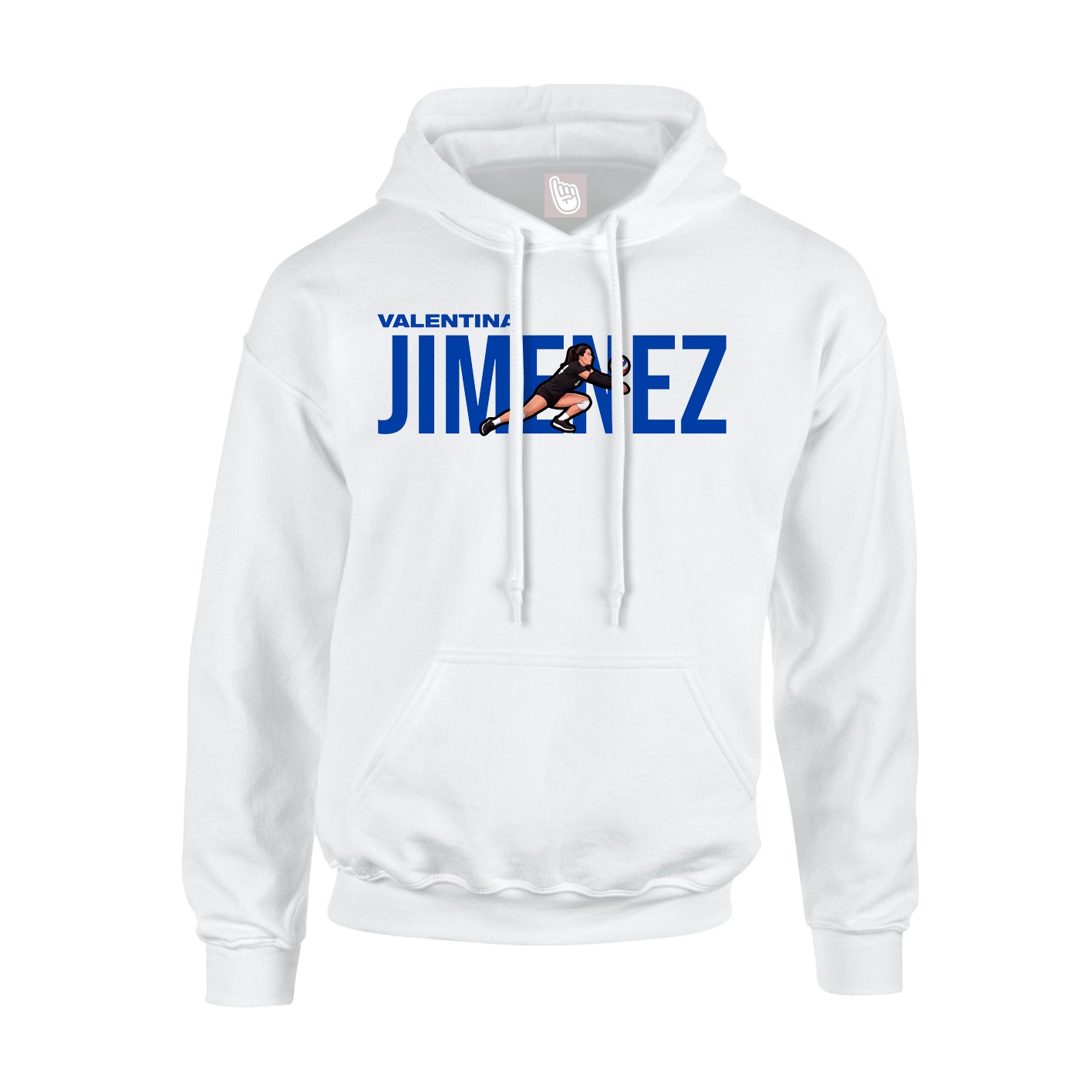 Hoodie — Player Name in White