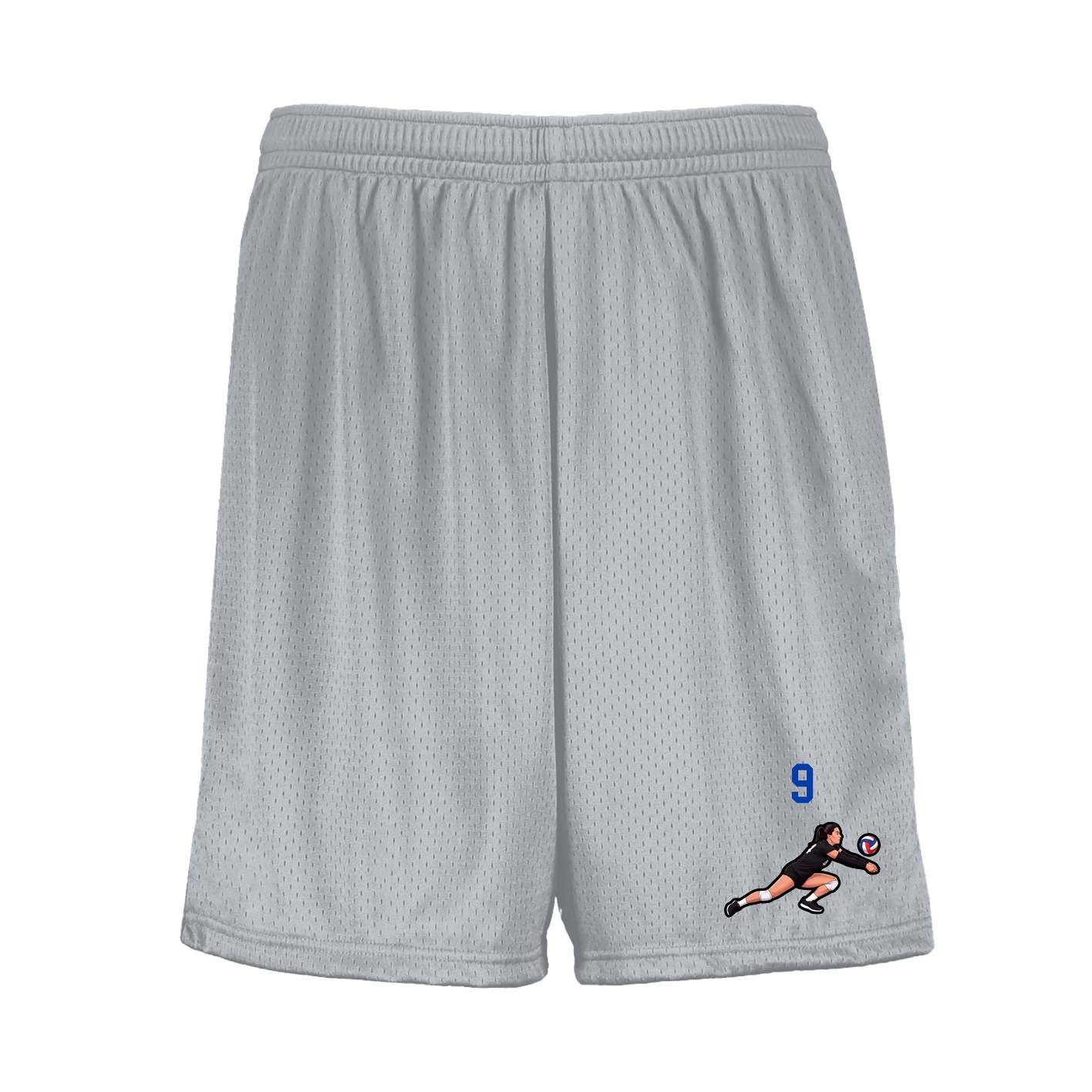 Shorts — Number Top in Silver