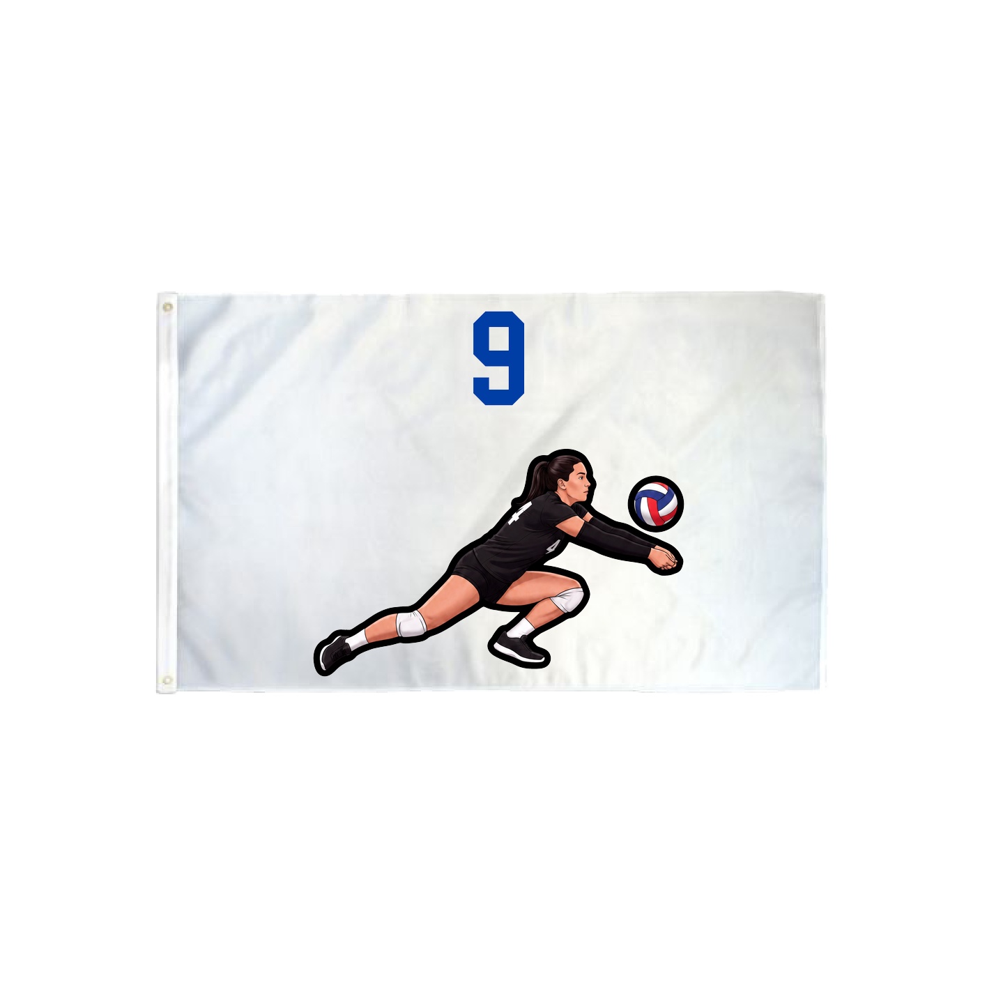 3x5 Flag — Number Top in Classic