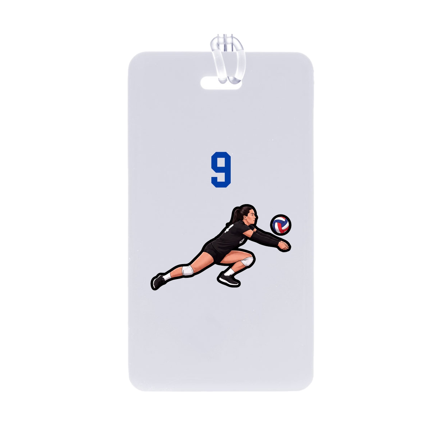 Bag Tag — Number Top in Classic
