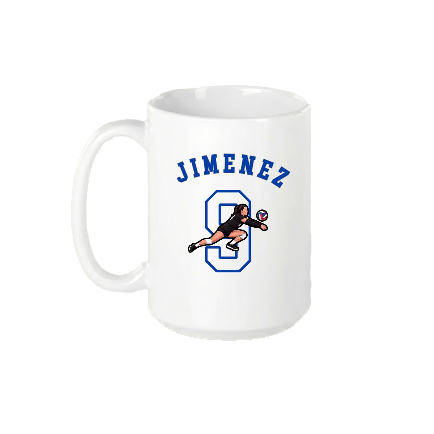 15oz Coffee Mug — Shirsey Arch in White