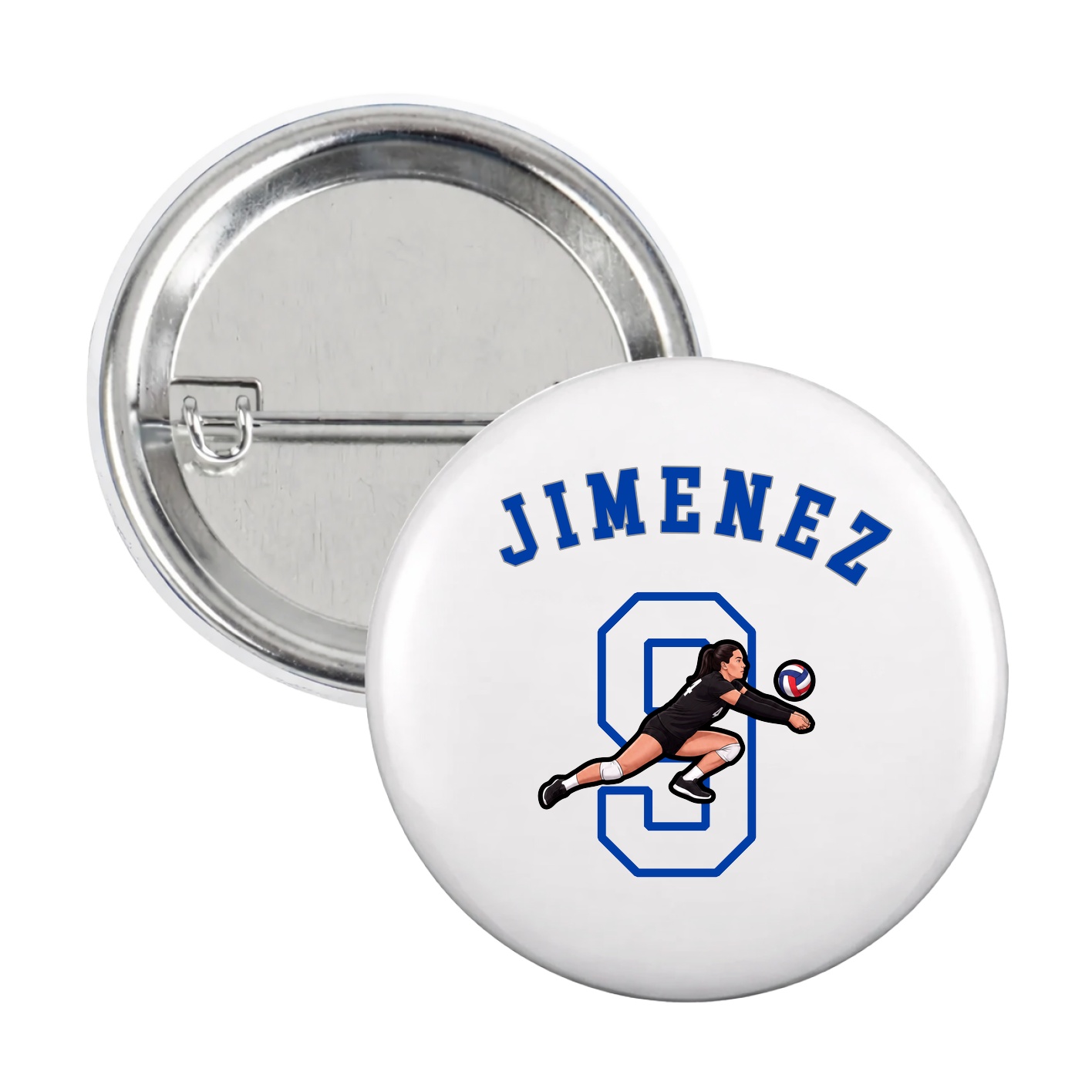 Game Day Button — Shirsey Arch in White