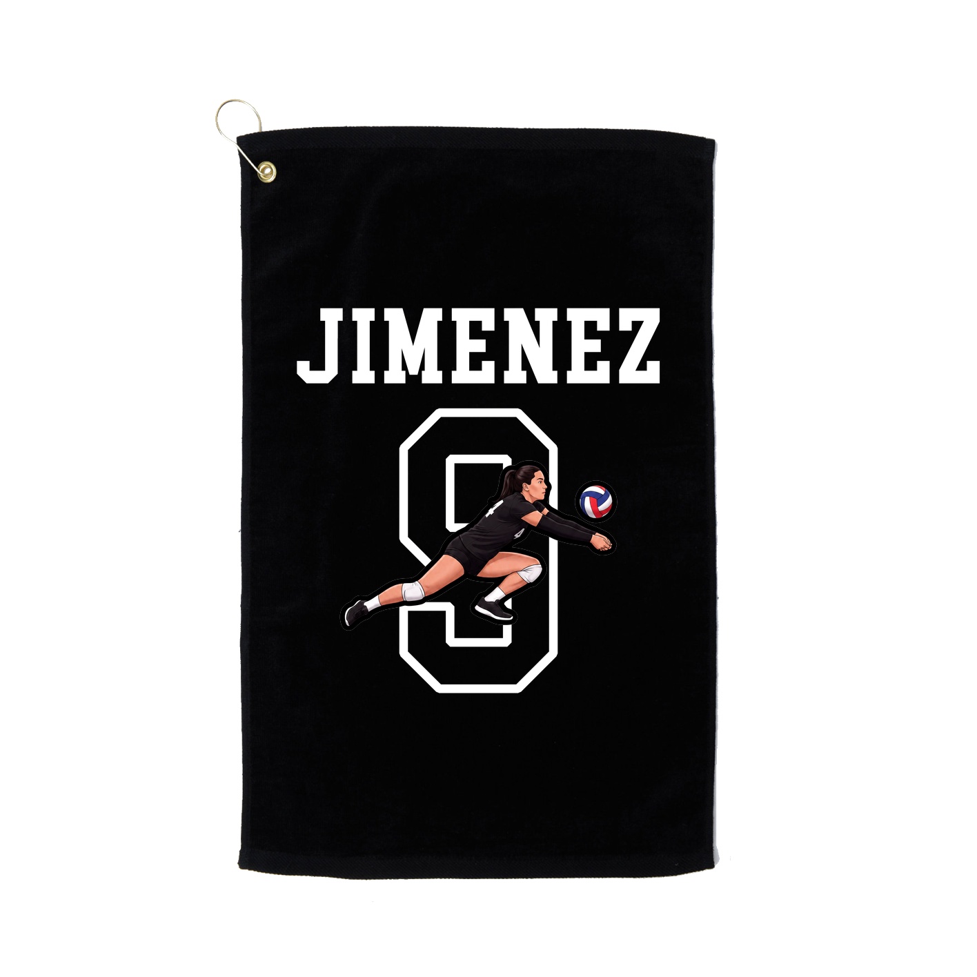 Golf Towel — Shirsey in Black