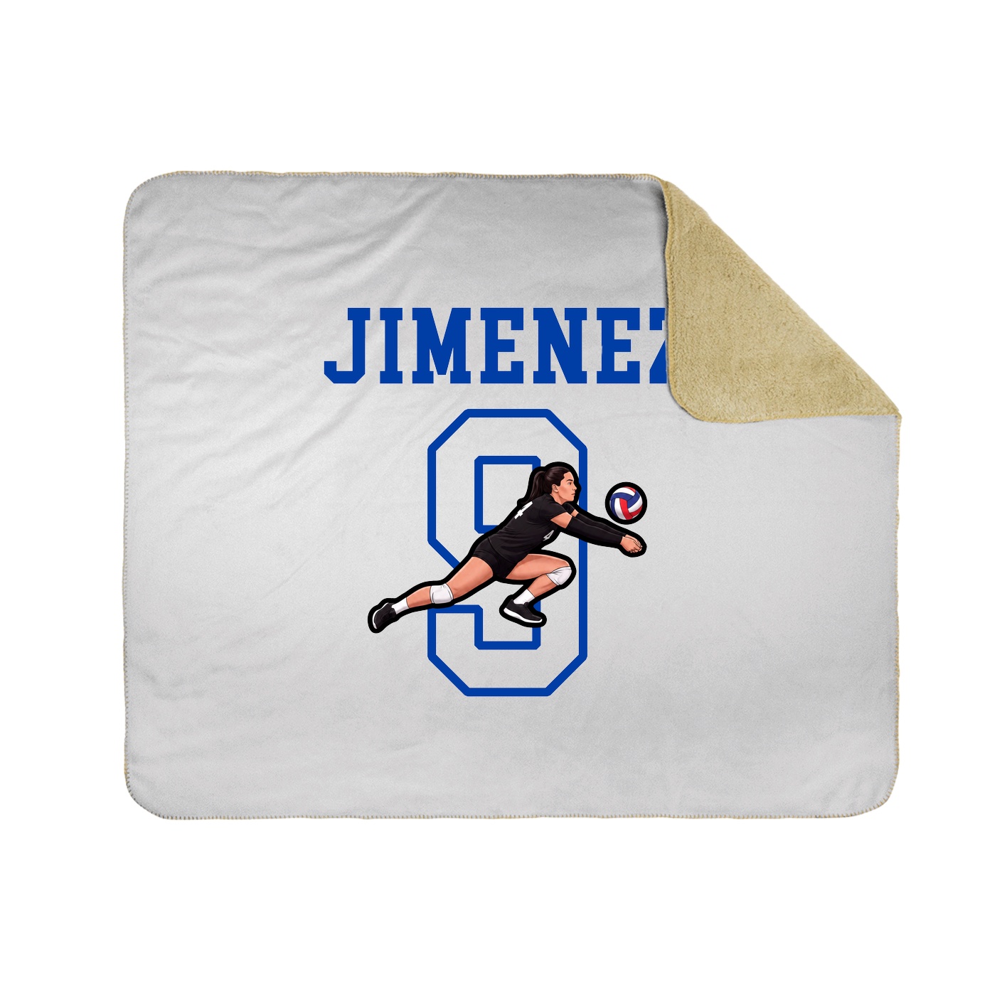 Throw Blanket — Shirsey in White