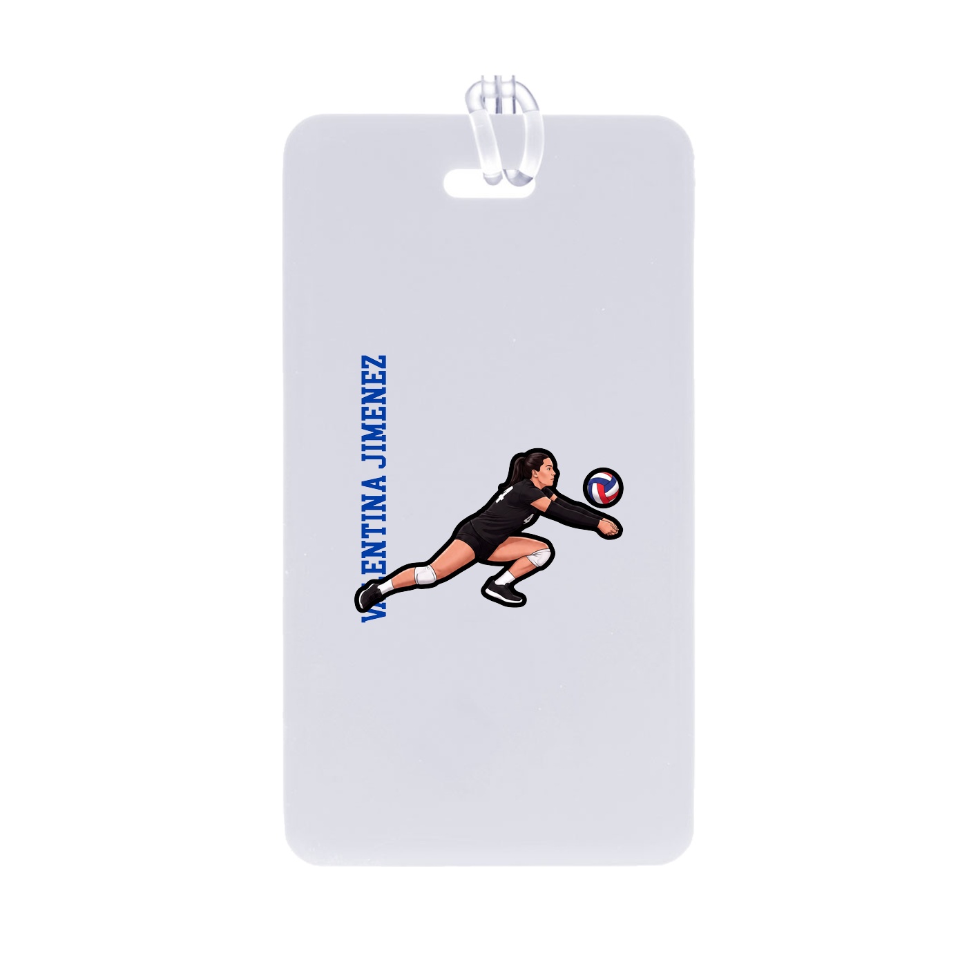 Bag Tag — Name Vertical in Classic