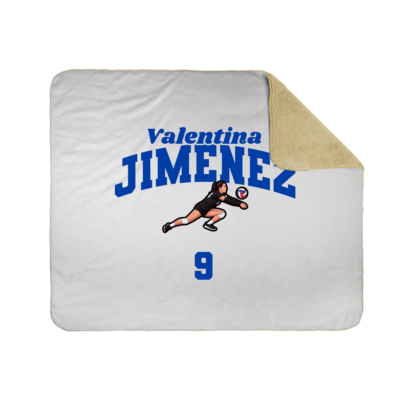 Throw Blanket — Signature Arch in White