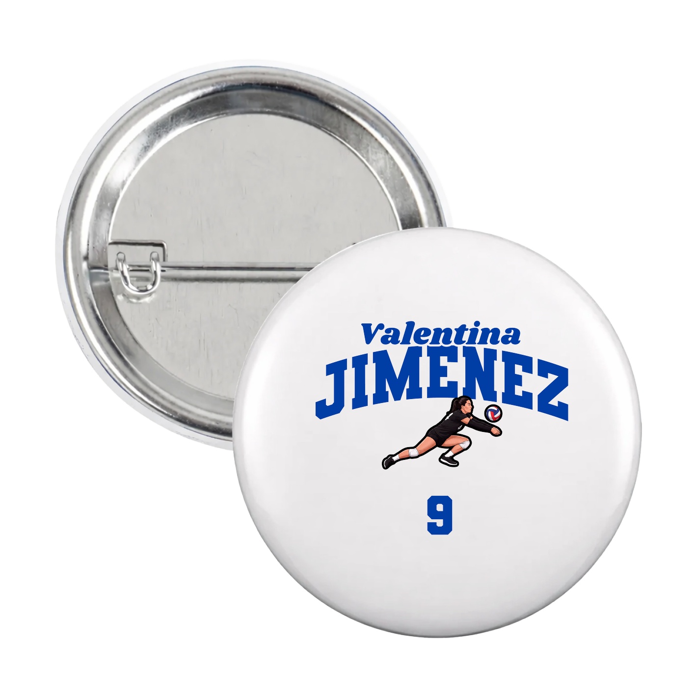 Game Day Button — Signature Arch in White