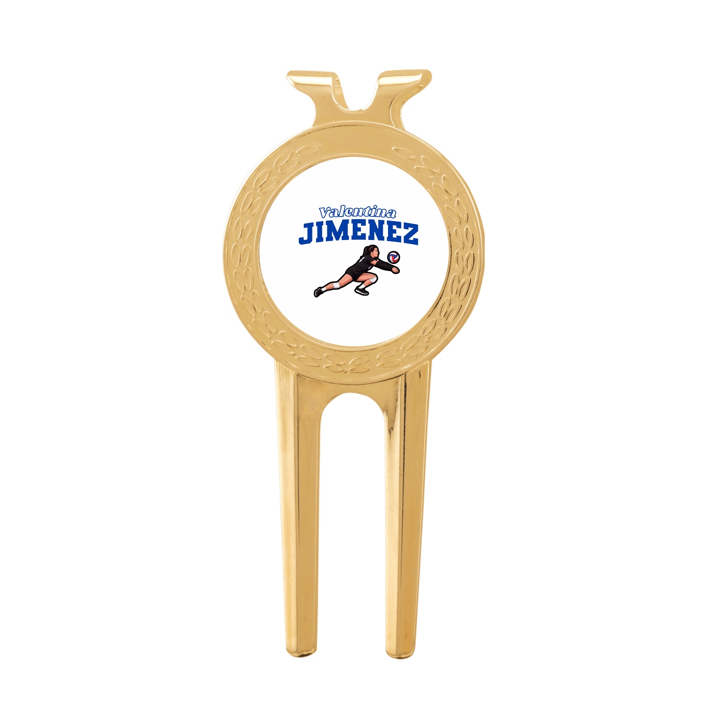 Divot Tool with Ball Marker — Name Arch in Classic