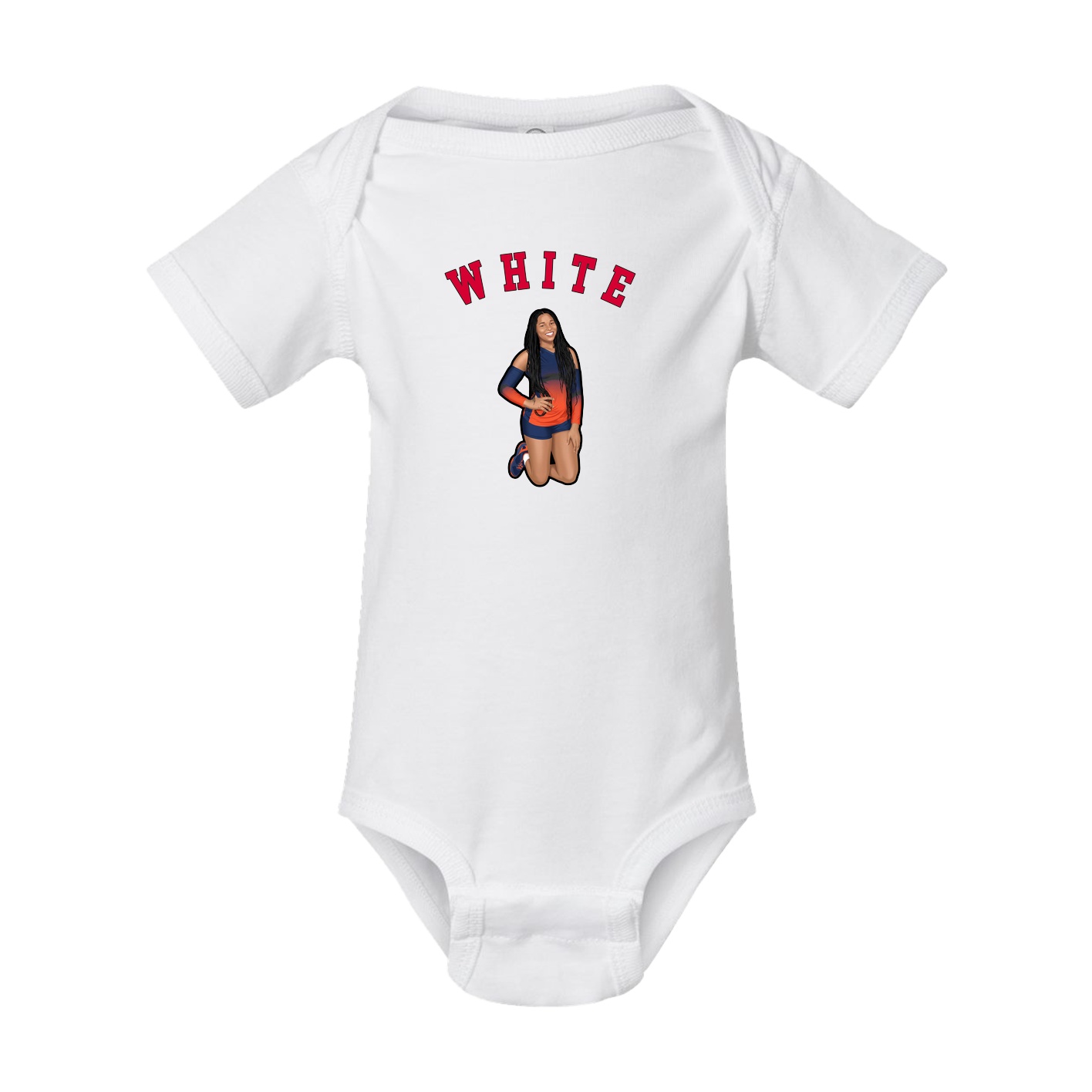 Baby Onesie — Shirsey Arch in White