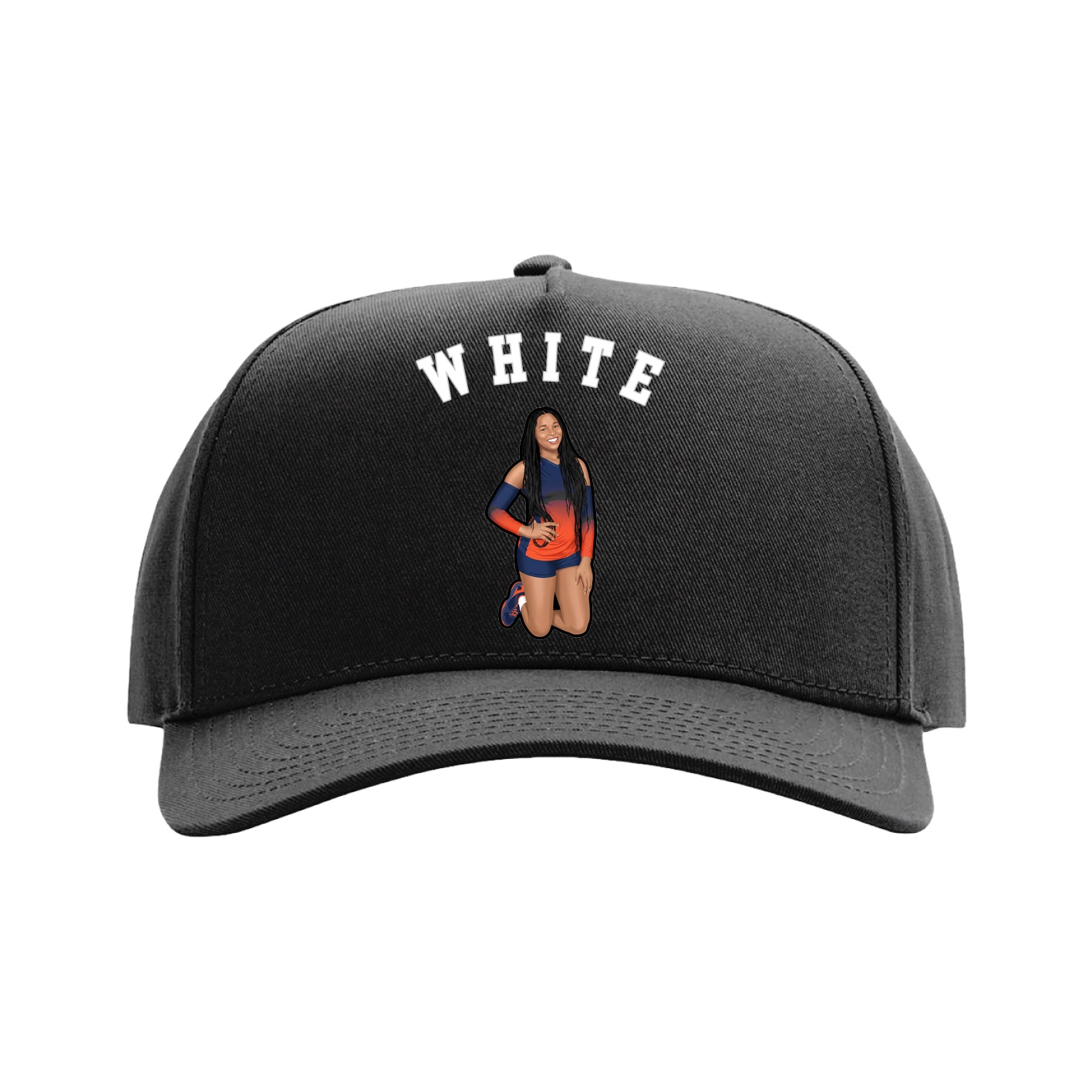 Full Fabric Five-Panel Champ Cap