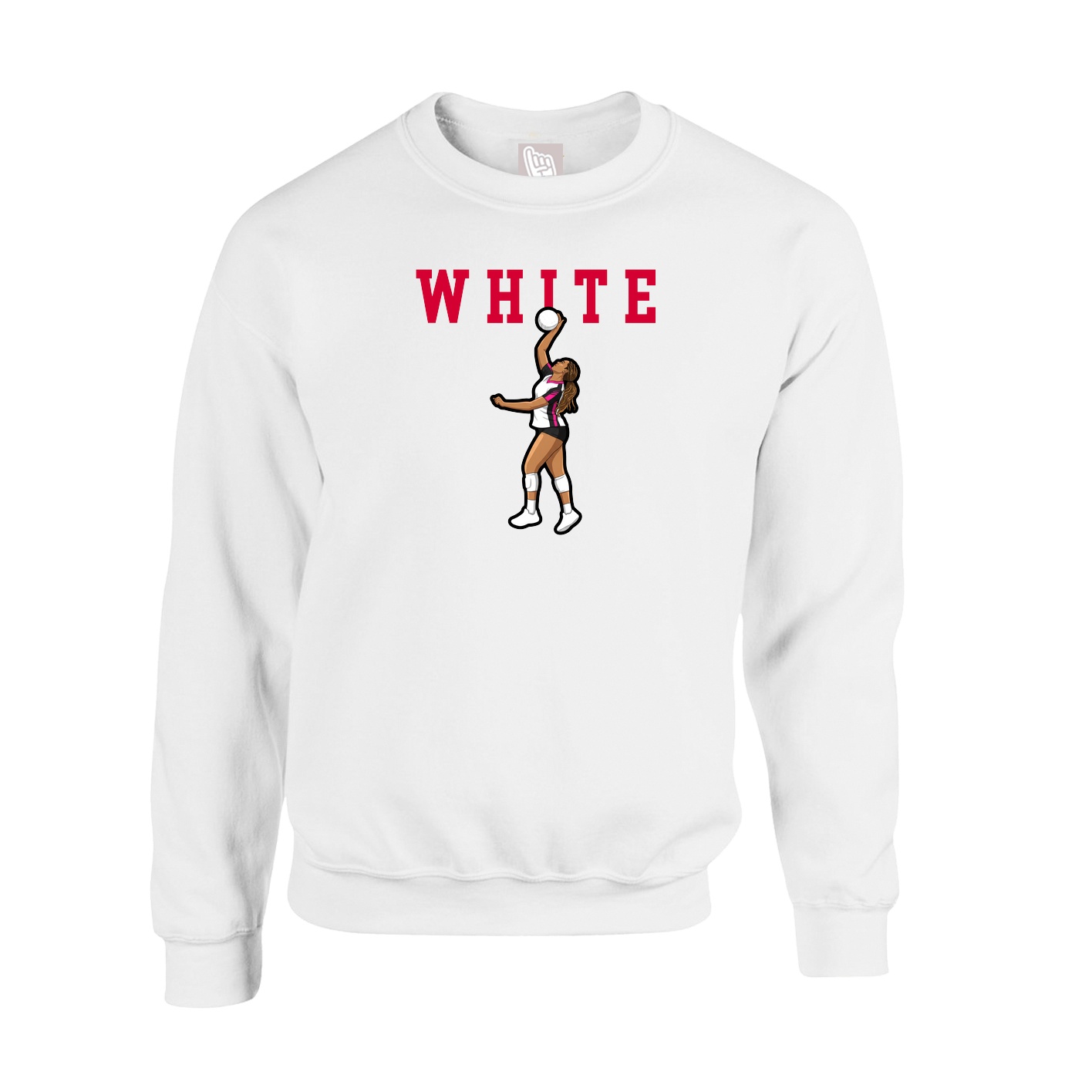 Fleece Crew — Shirsey in White