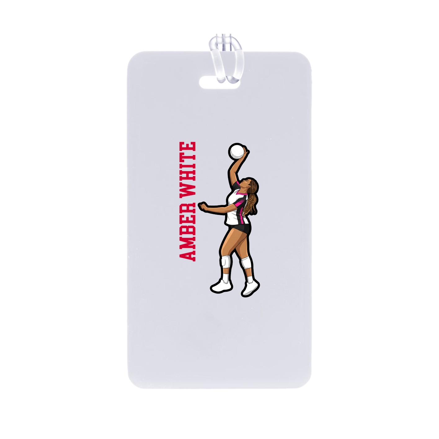 Bag Tag — Name Vertical in Classic