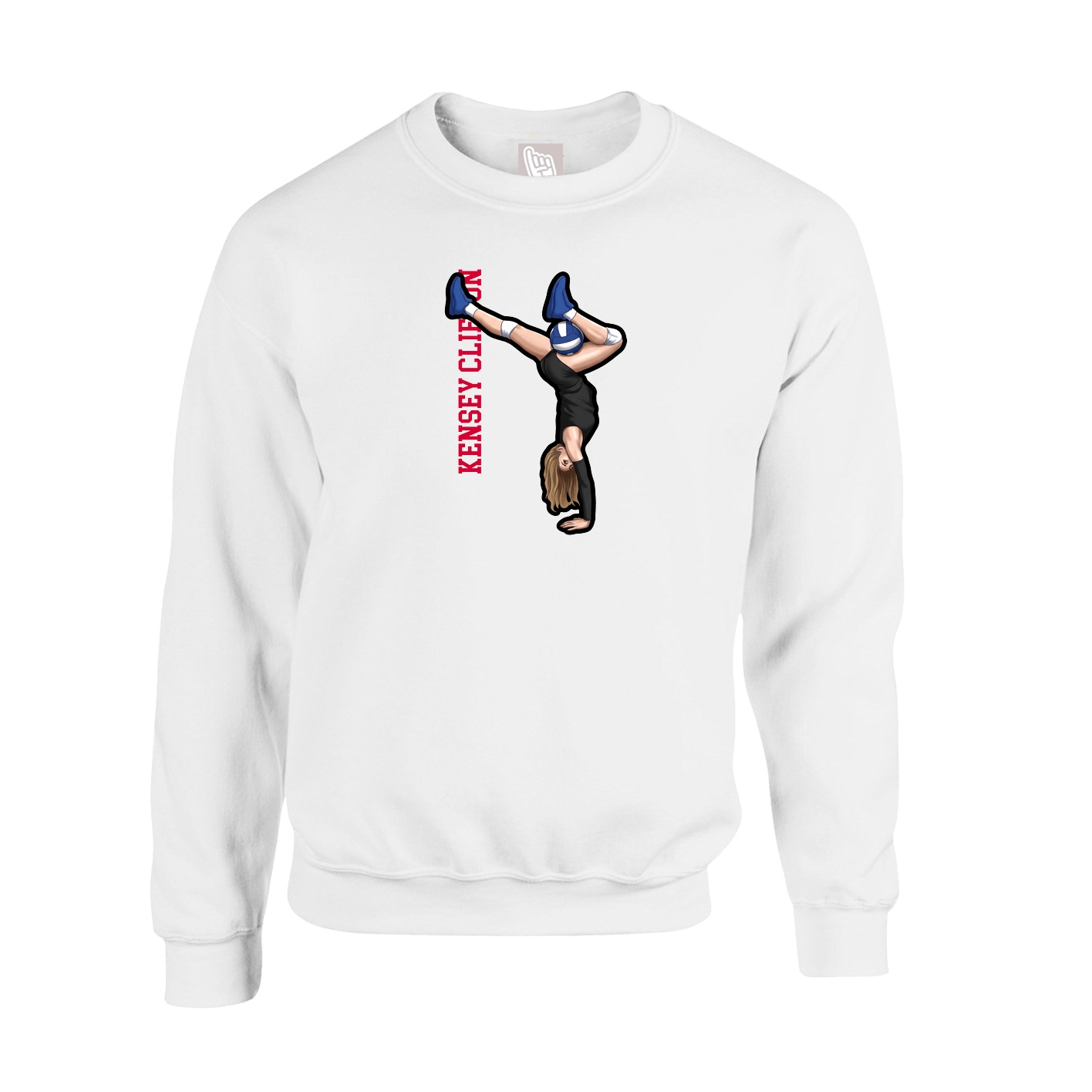 Fleece Crew — Classic in White