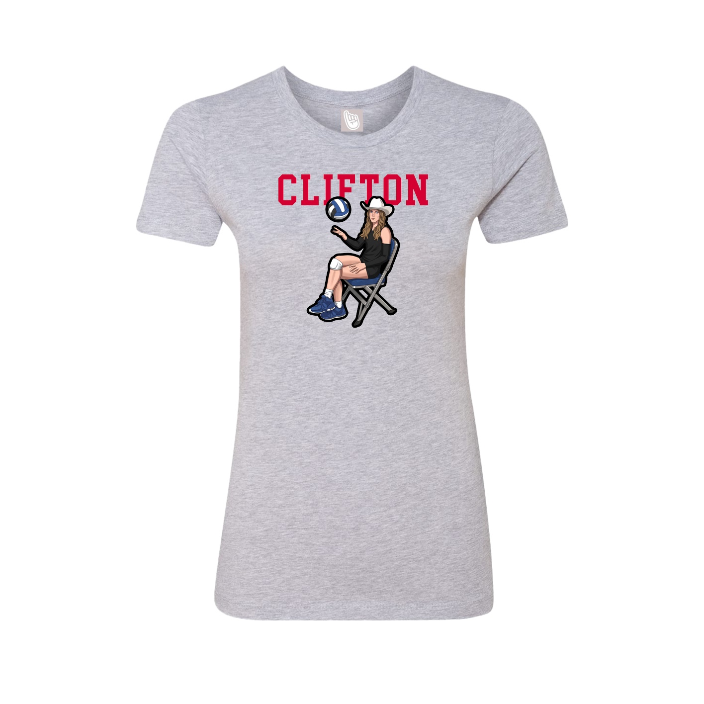 Womens Tee — Classic in Grey