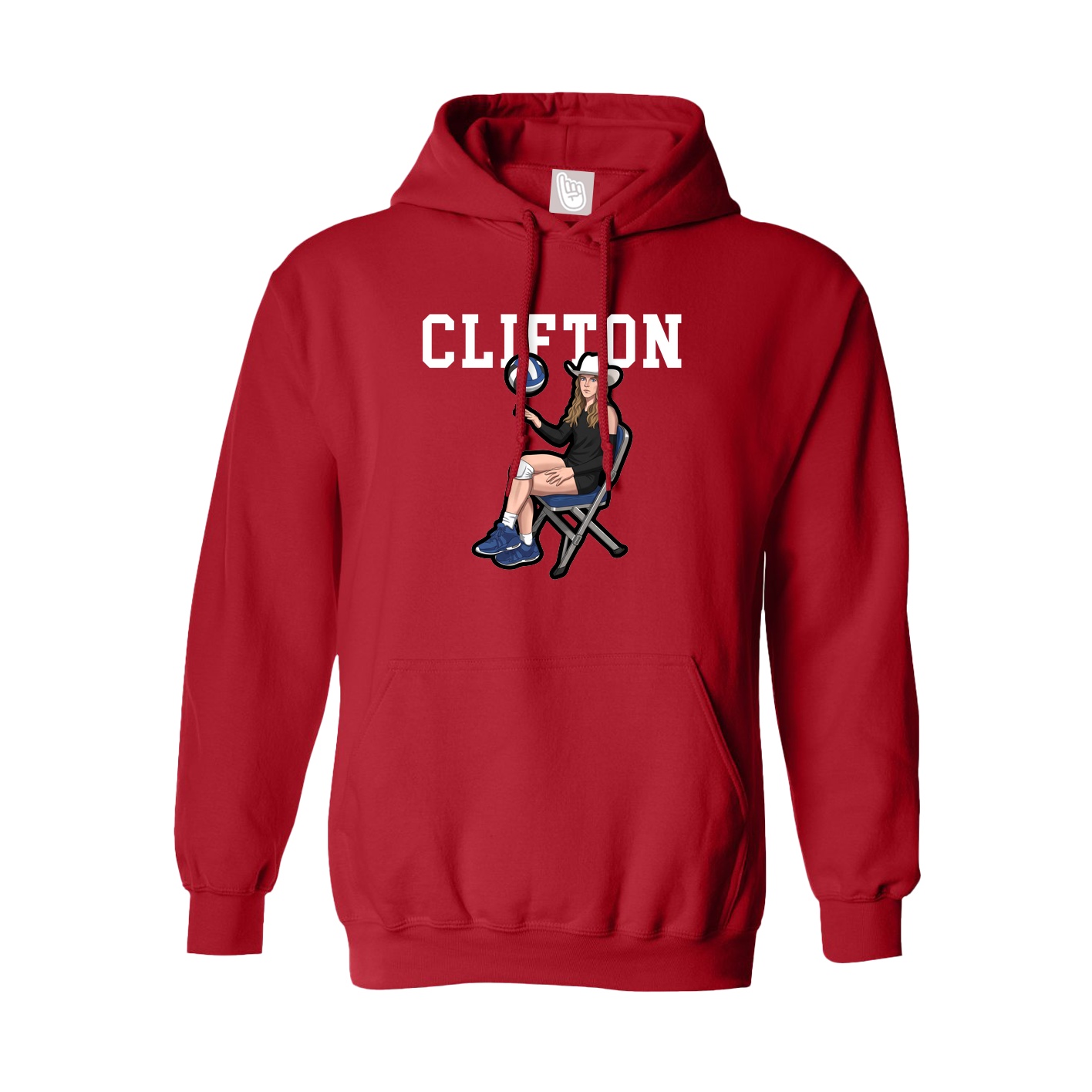 Youth Hoodie — Classic in Red