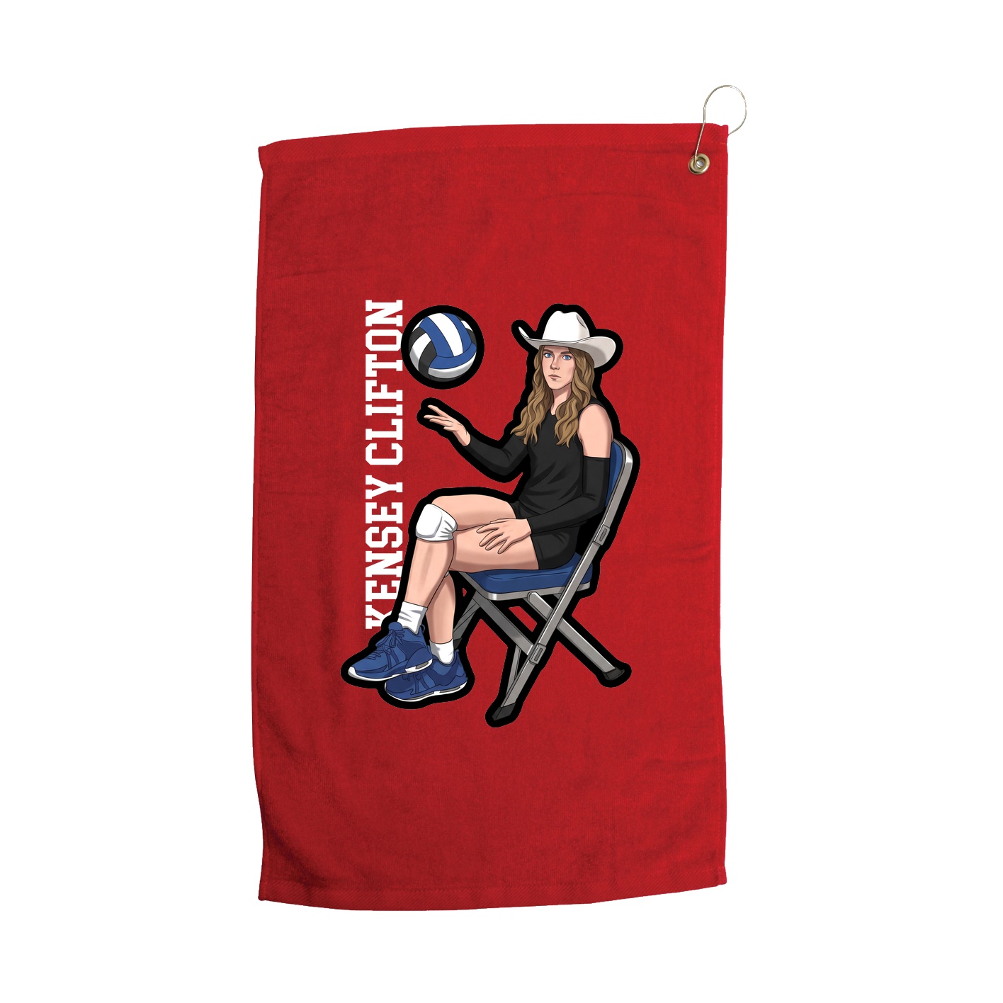 Golf Towel — Classic in Red