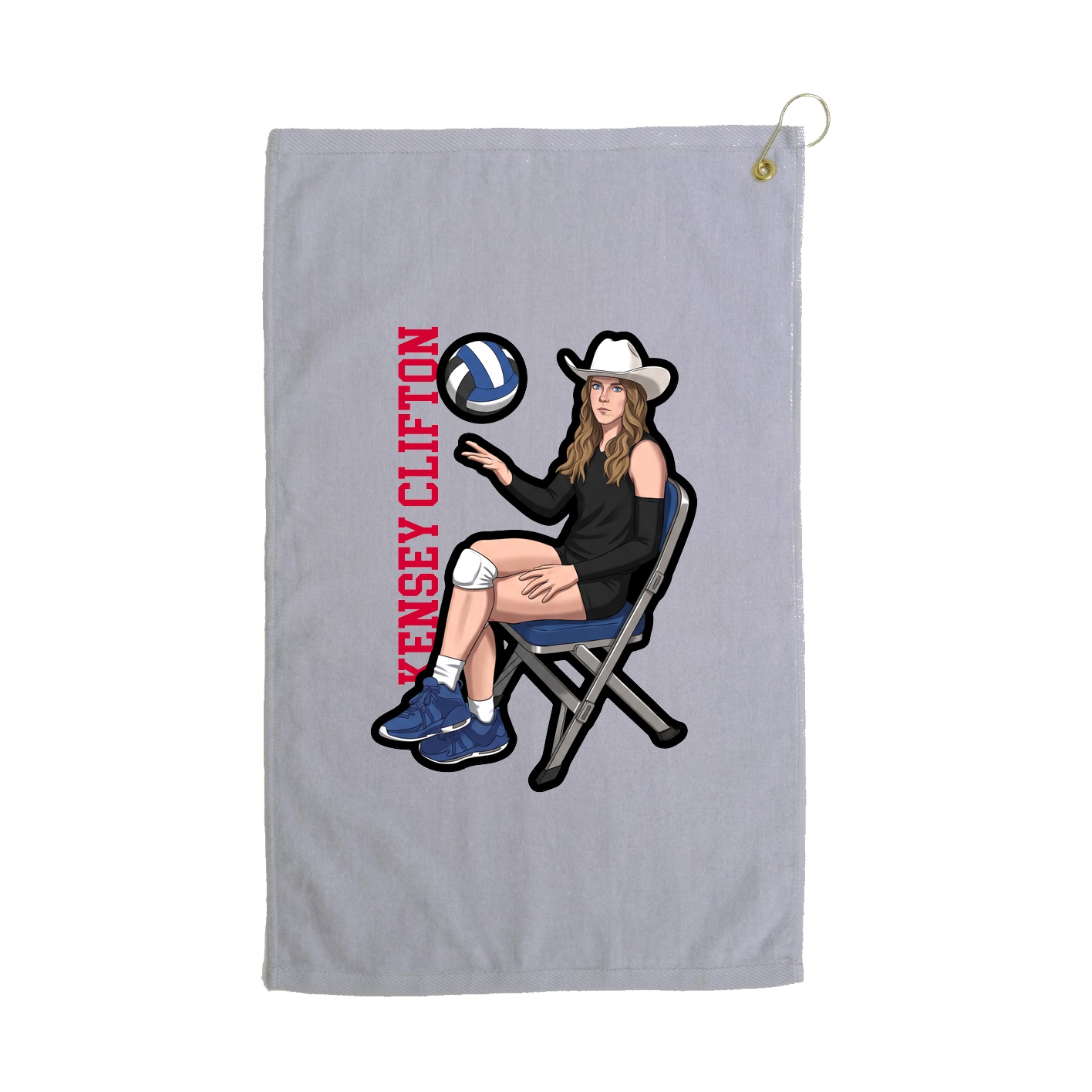 Golf Towel — Classic in Grey