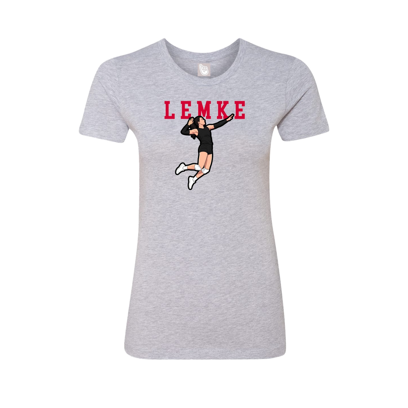 Fitted Women's Tee — Shirsey in Grey