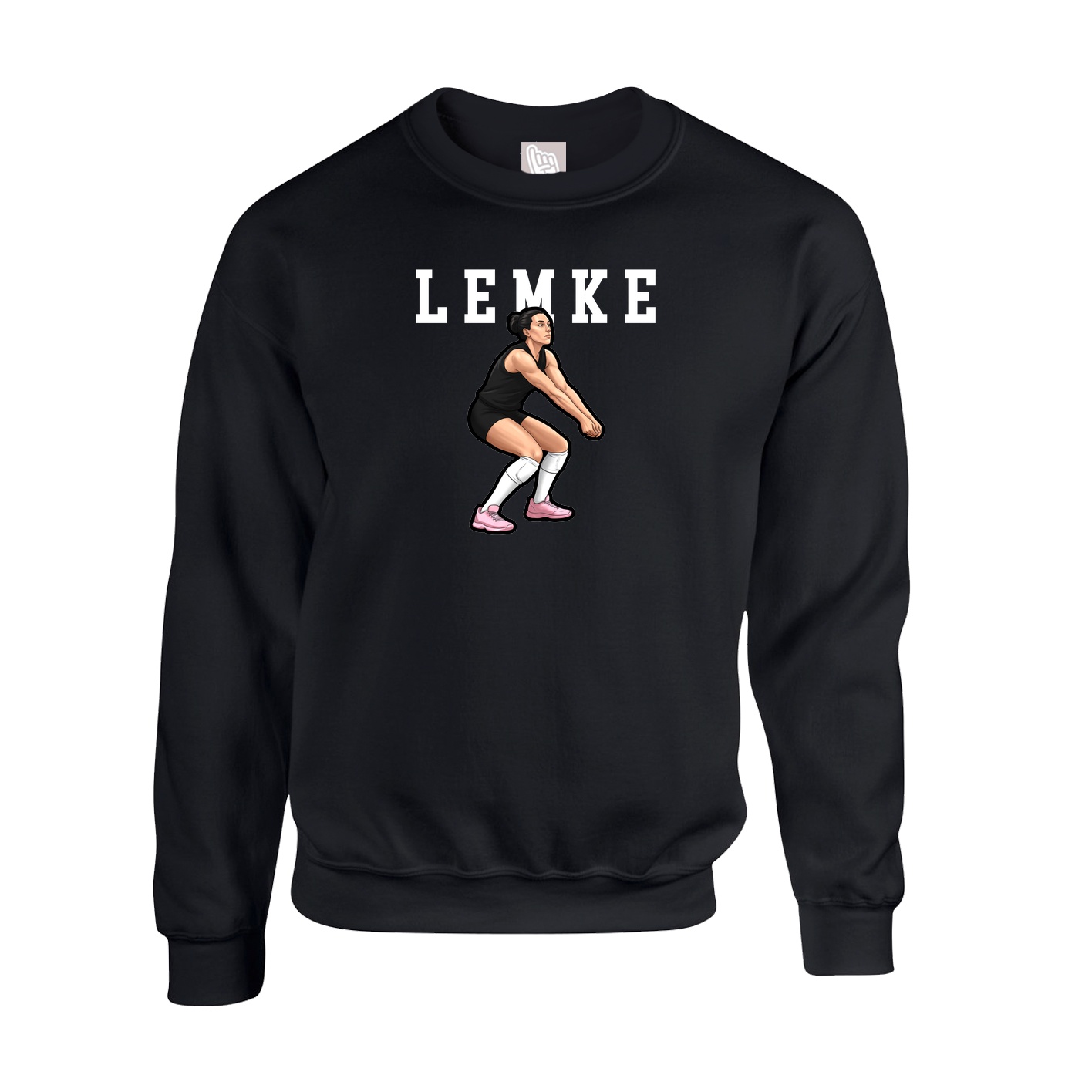 Fleece Crew — Shirsey in Black