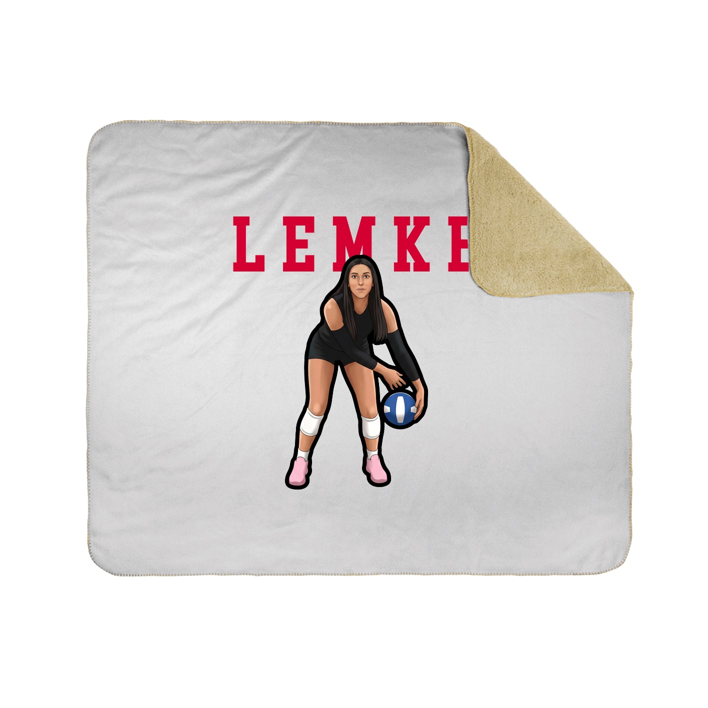 Throw Blanket — Shirsey in White