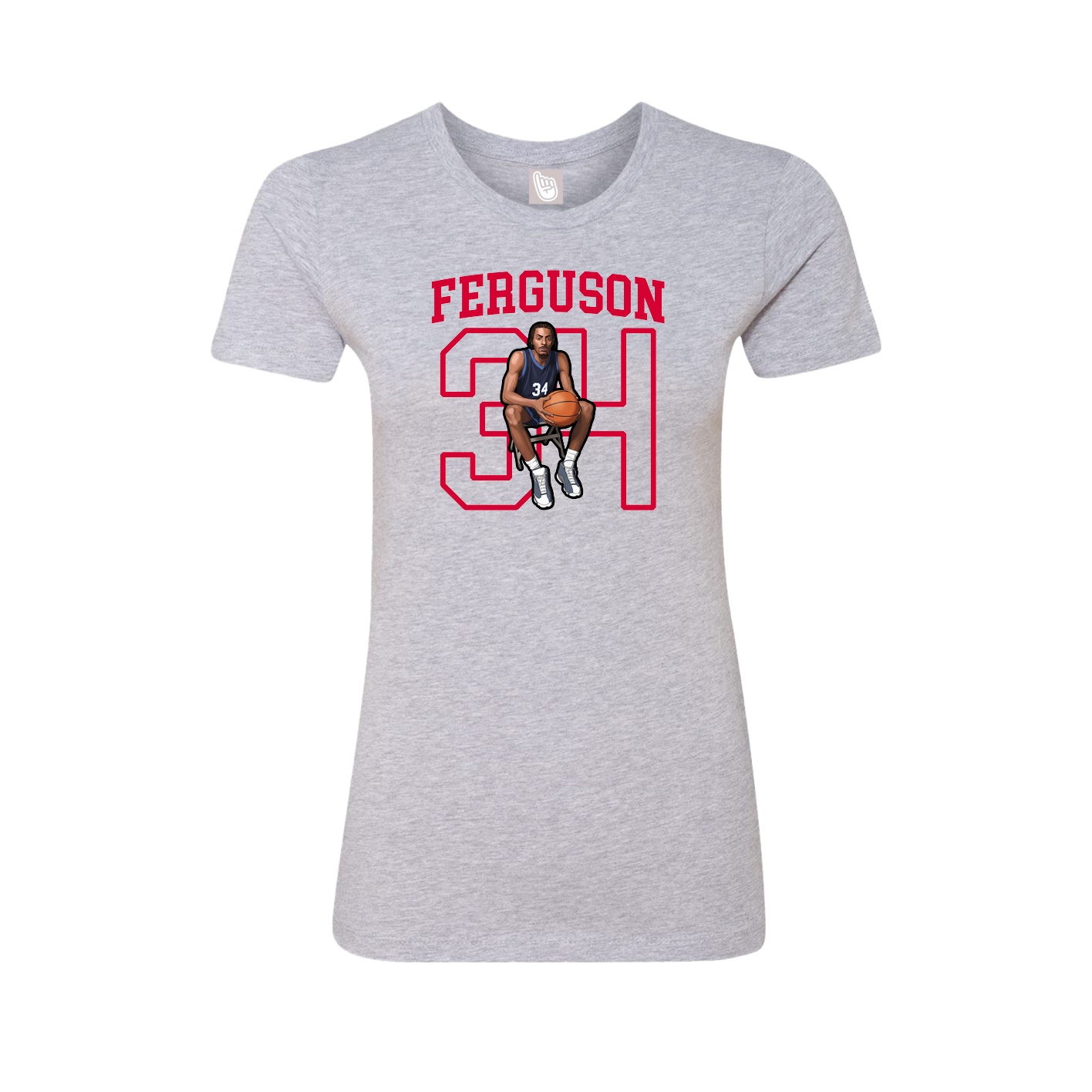 Fitted Women's Tee — Shirsey in Grey