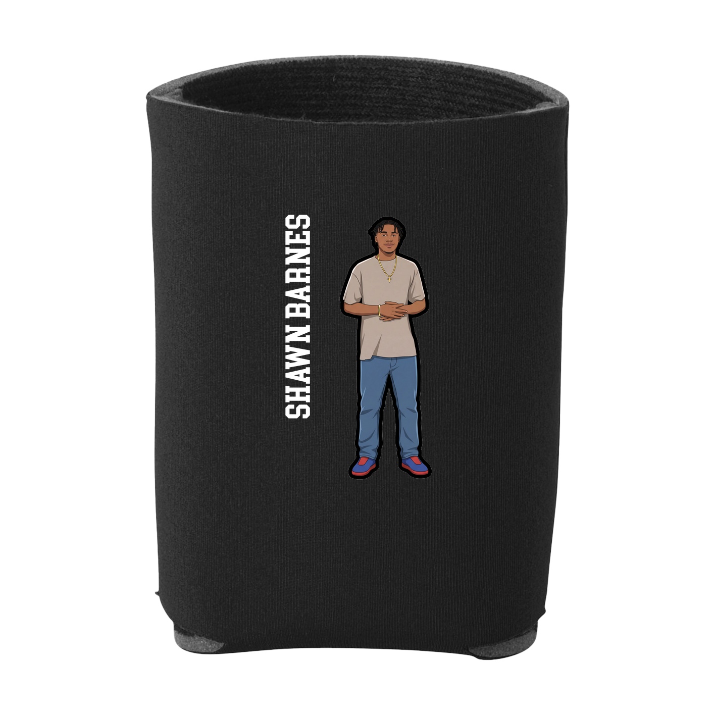Can Holder — Name Vertical in Black