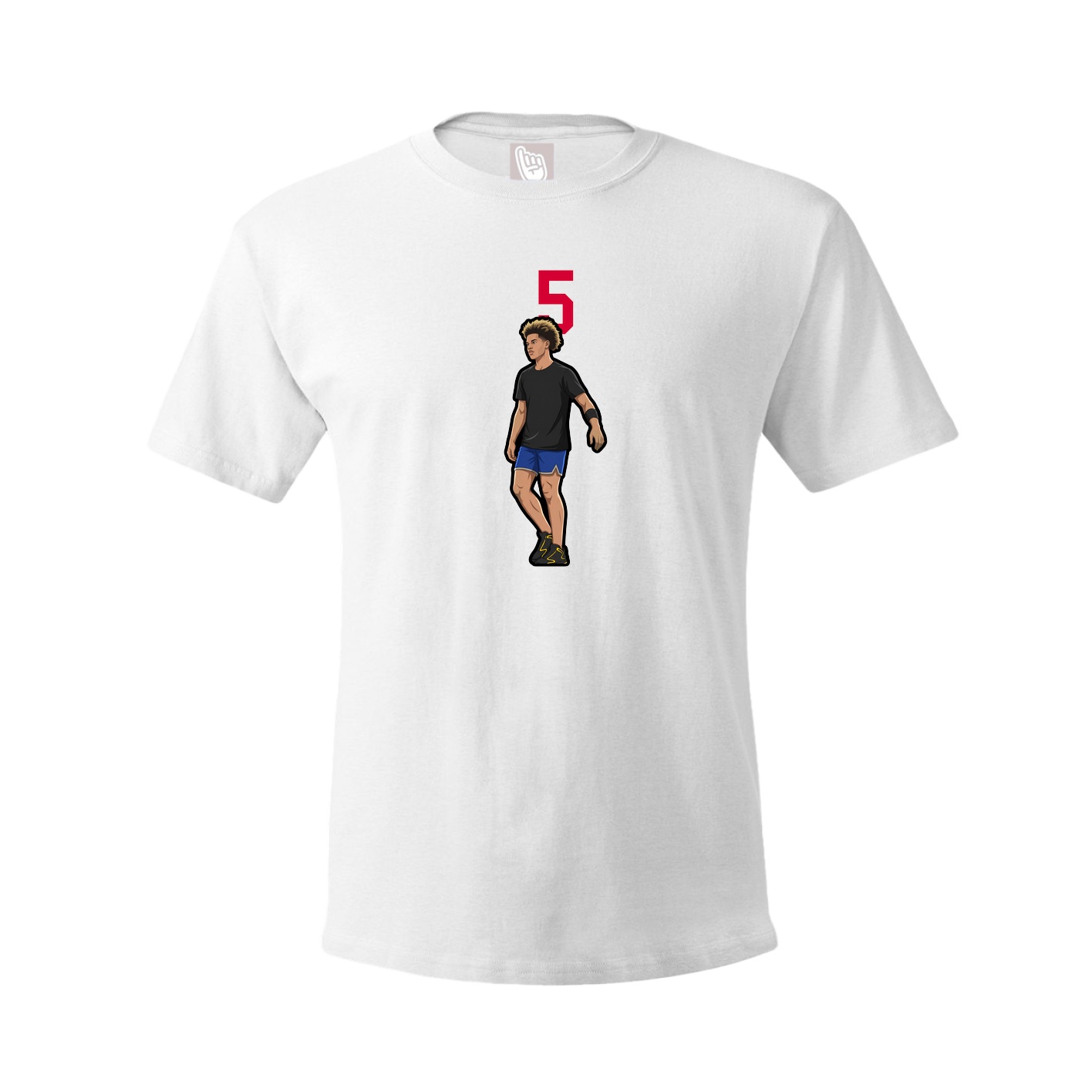 Tee — Number Top in White