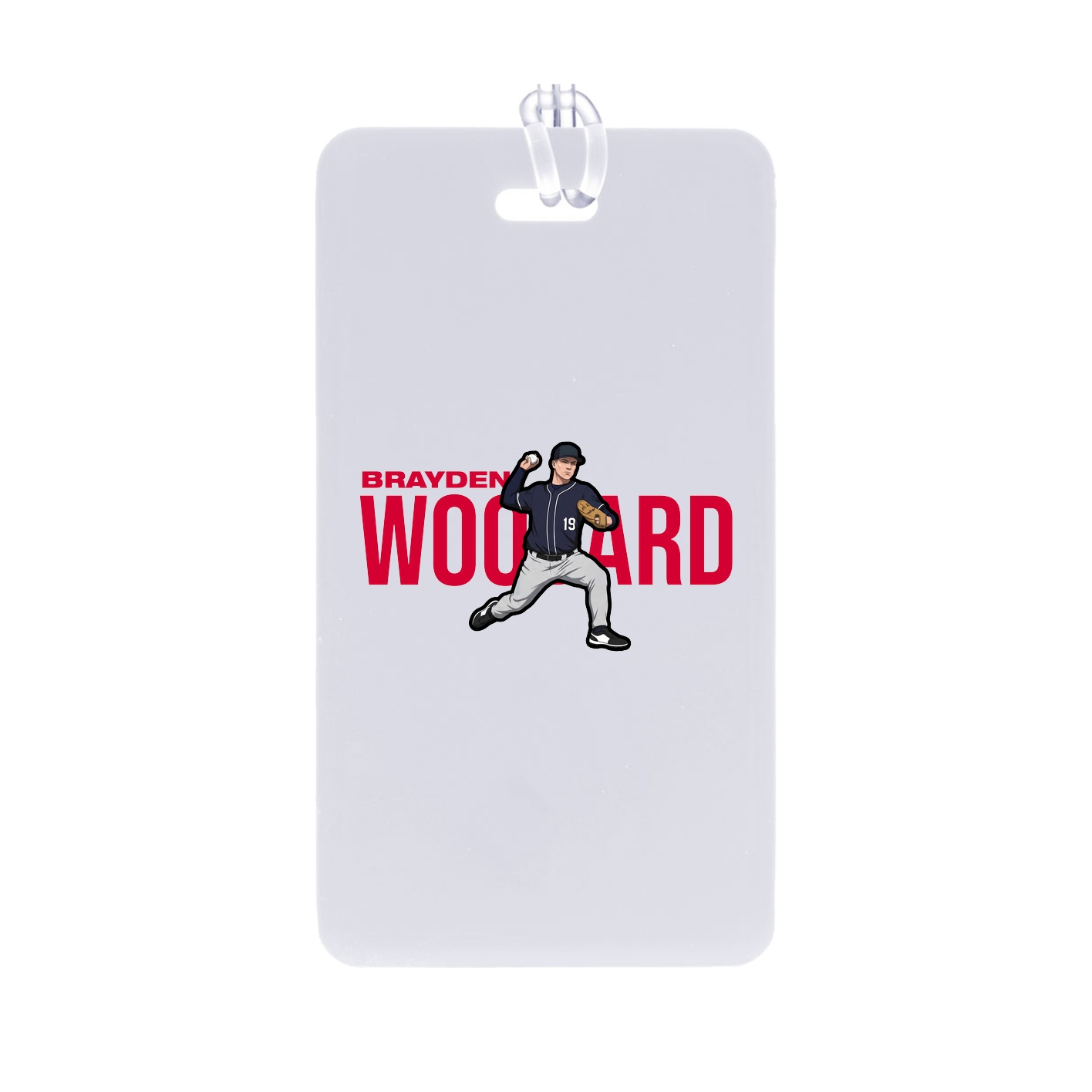 Bag Tag — Player Name in Classic