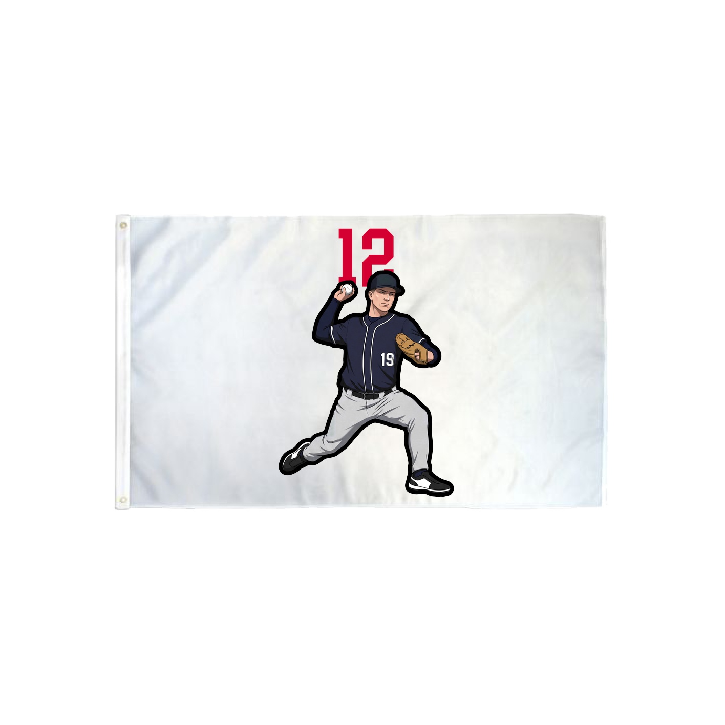 3x5 Flag — Number Top in Classic