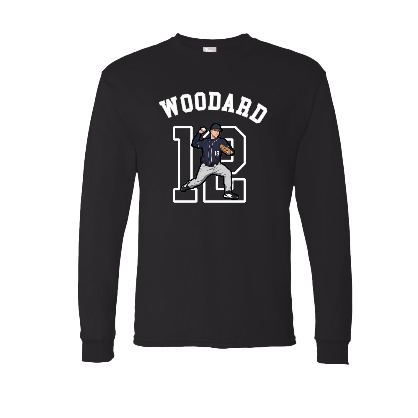 Long Sleeve Tee — Shirsey Arch in Black