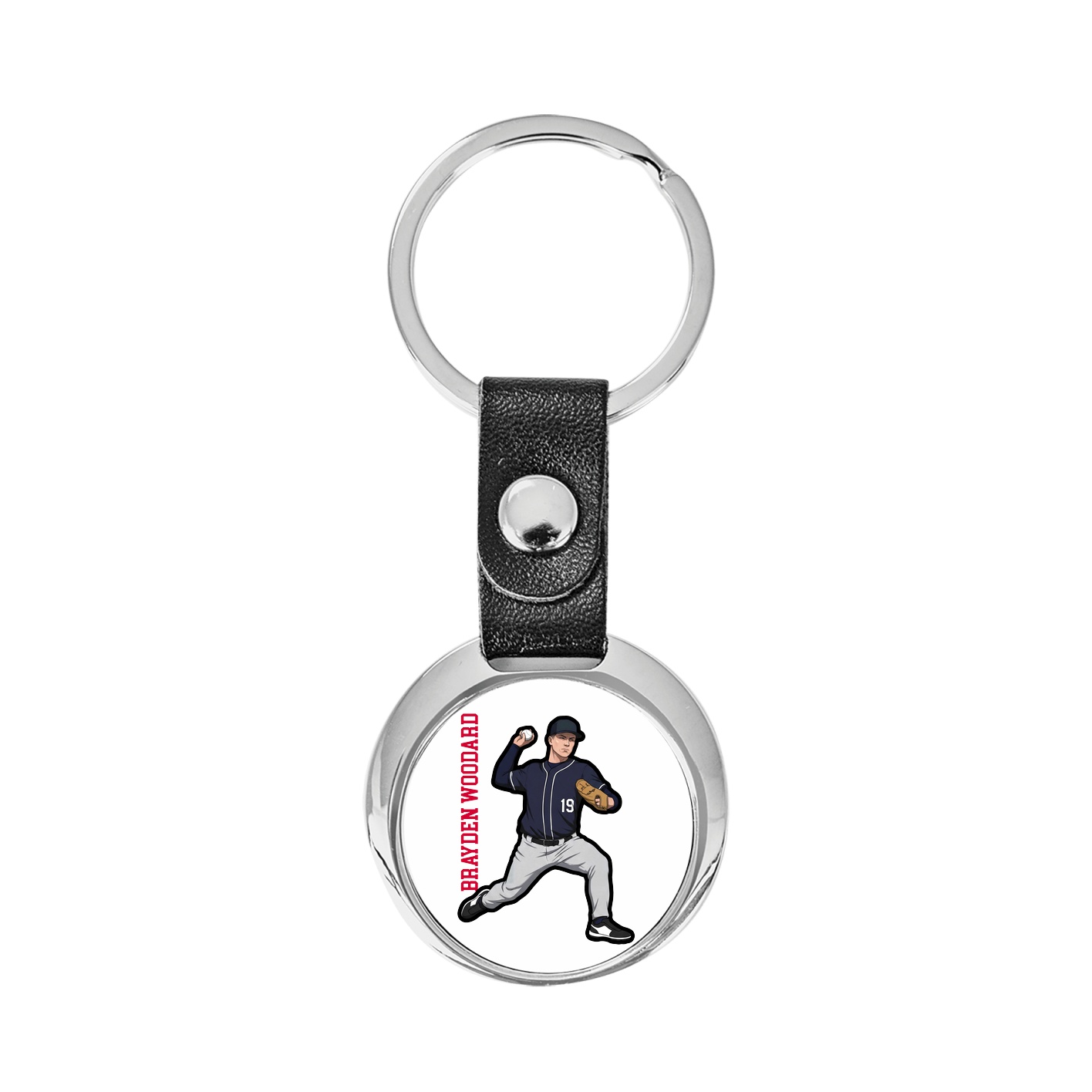 Key Chain — Name Vertical in Classic