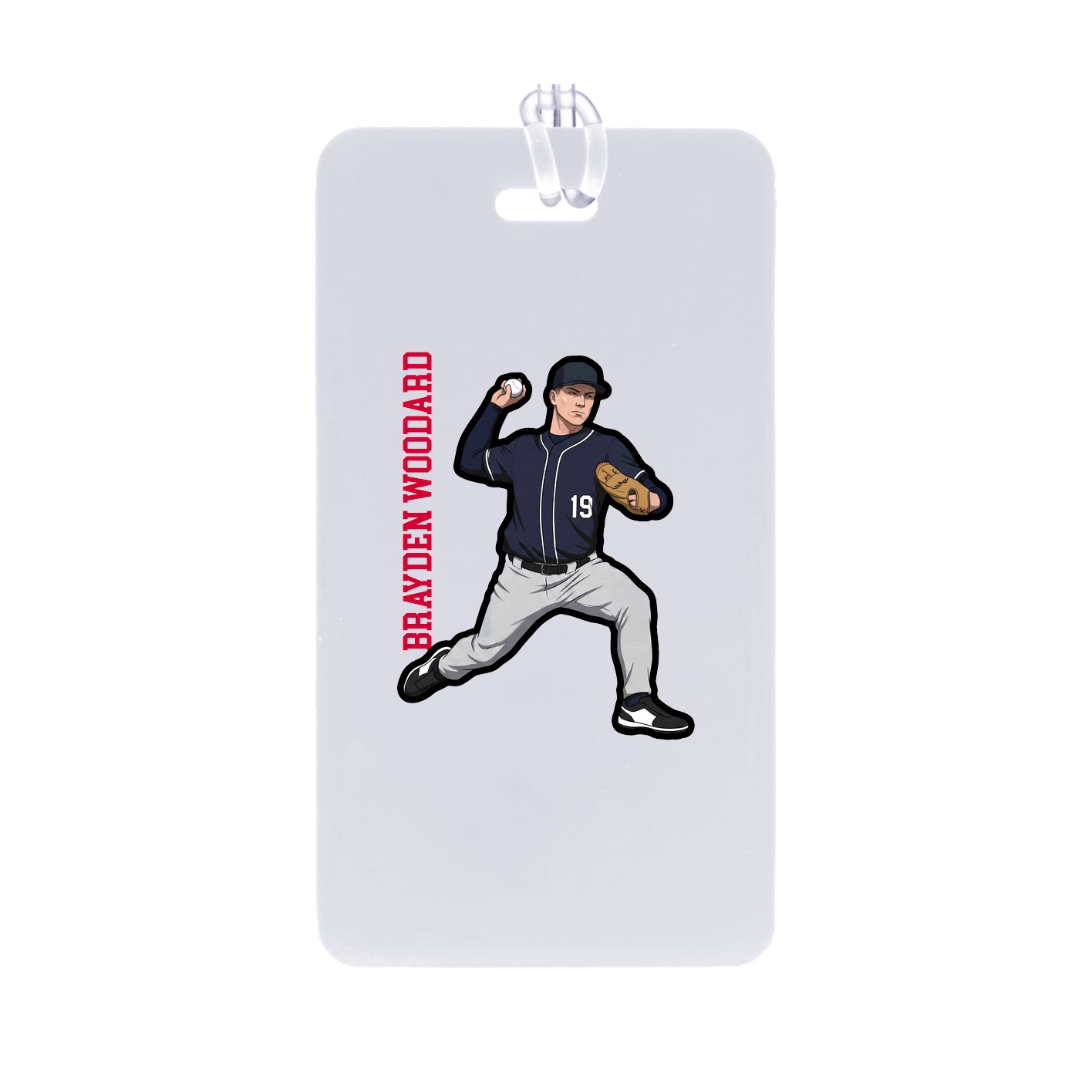 Bag Tag — Name Vertical in Classic