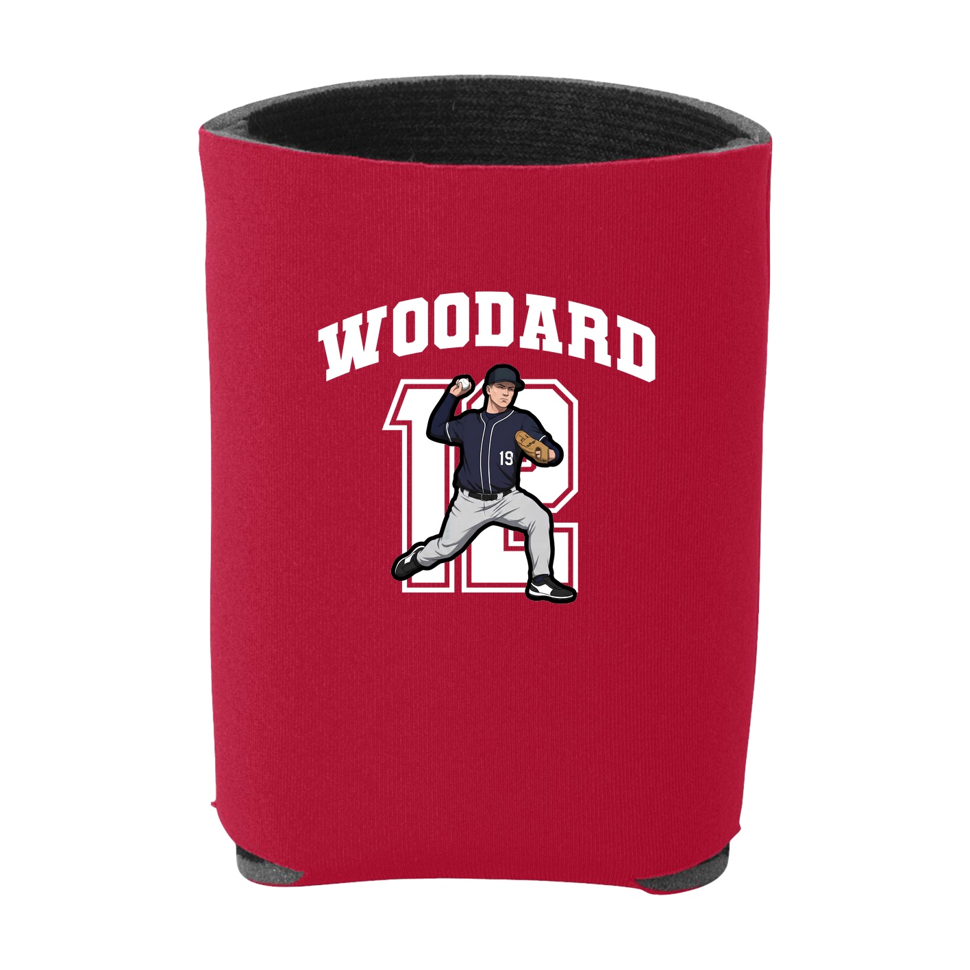 Can Holder — Number in Red