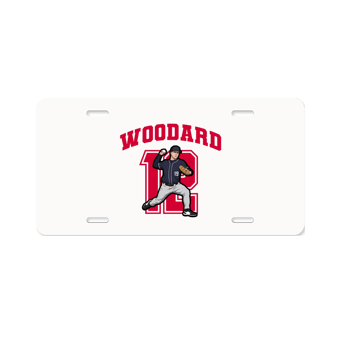 License Plate — Number in Classic