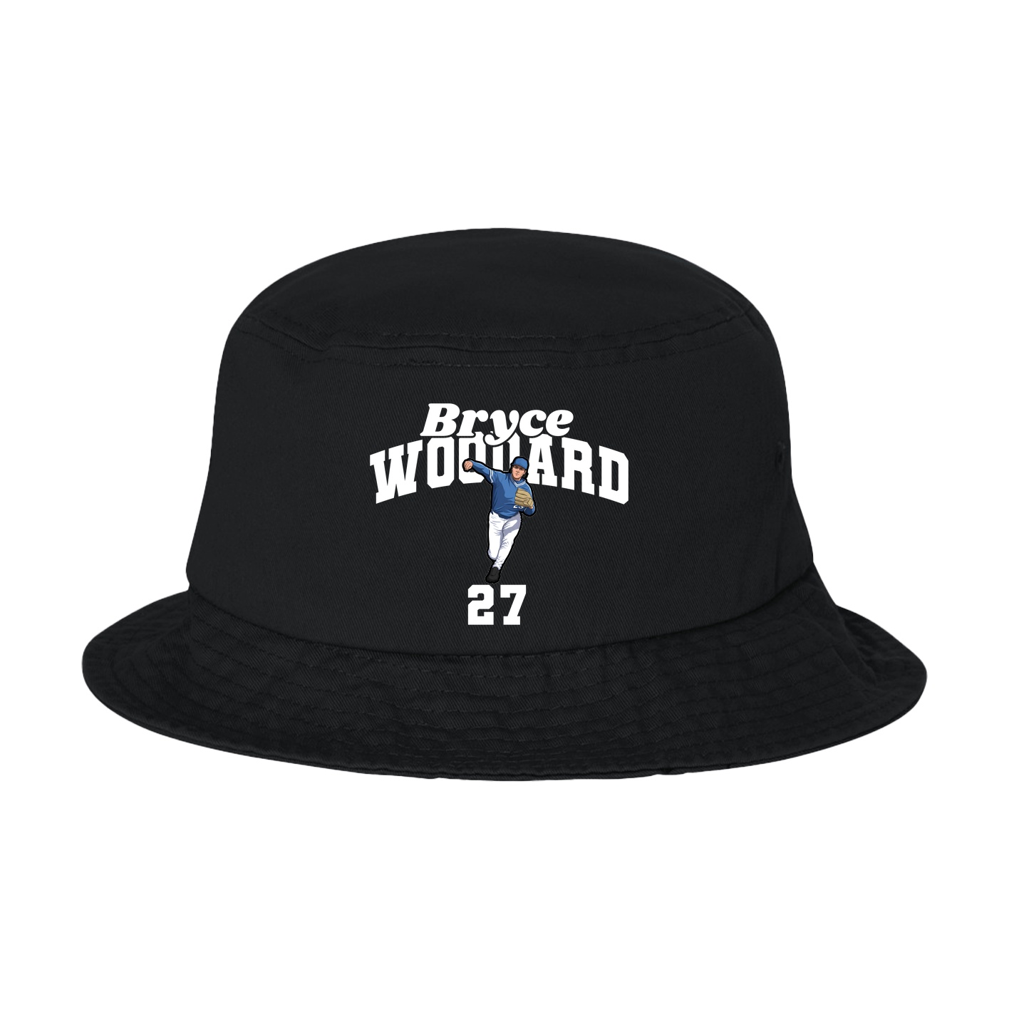 Bucket Cap — Signature Arch in Black