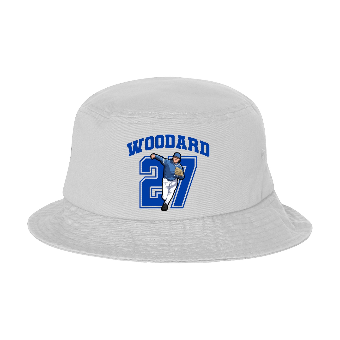 Bucket Cap — Number in White
