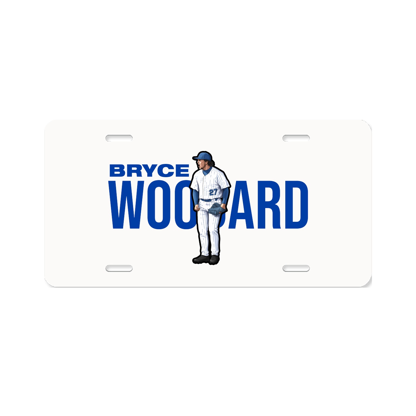 License Plate — Player Name in Classic