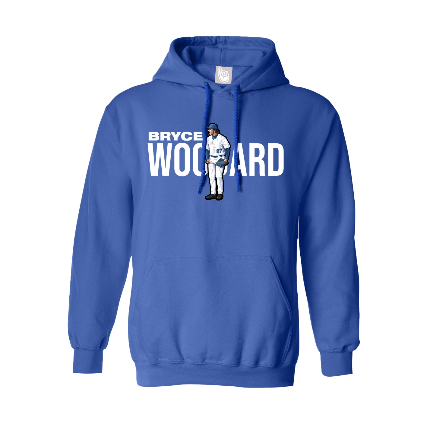 Hoodie — Player Name in Royal