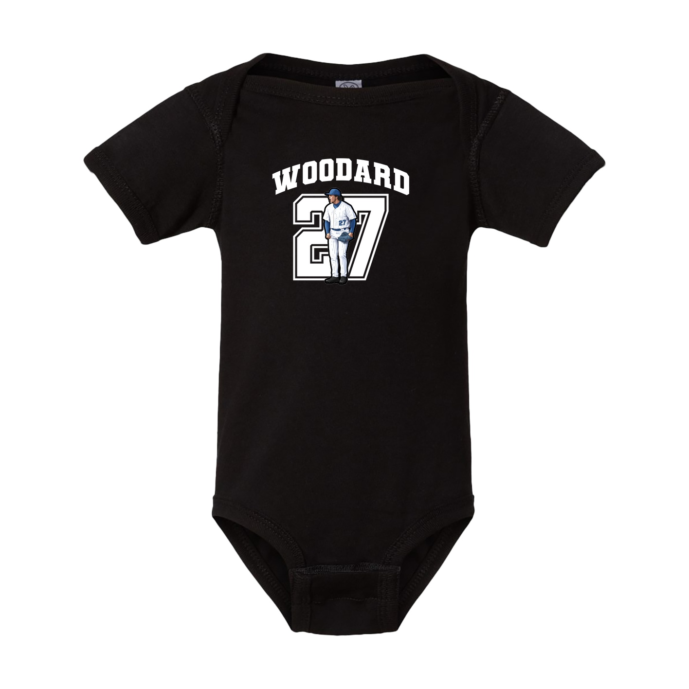 Baby Onesie — Number in Black