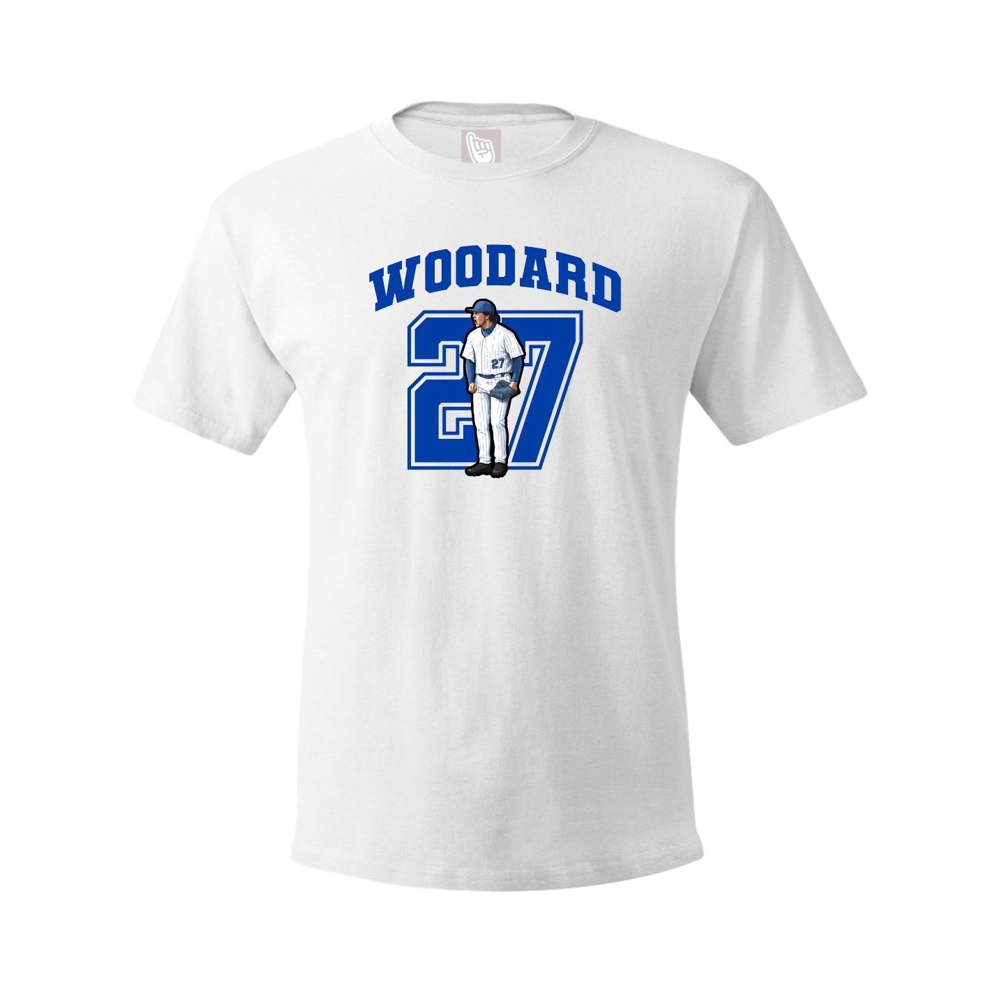 Youth Tee — Number in White