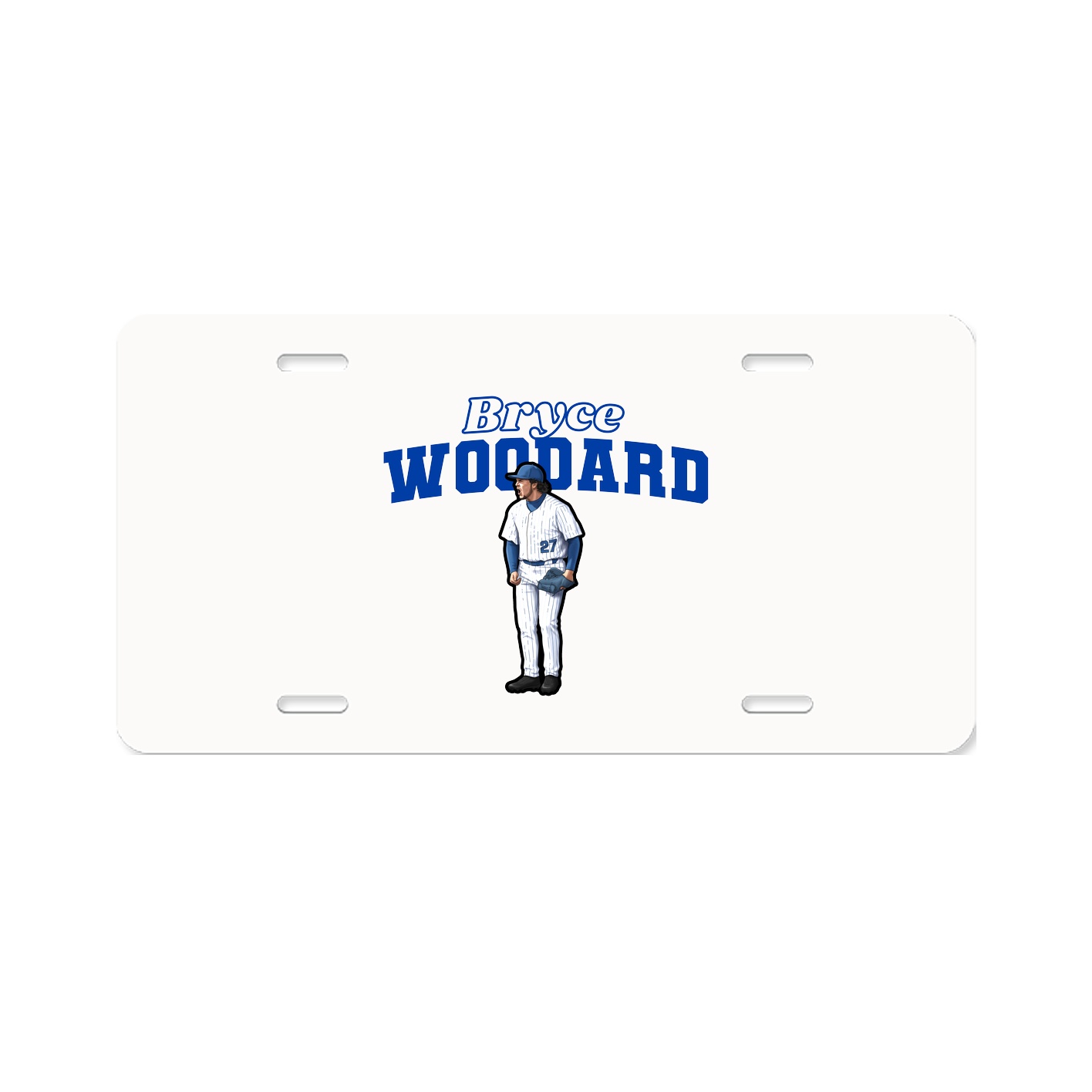 License Plate — Name Arch in Classic